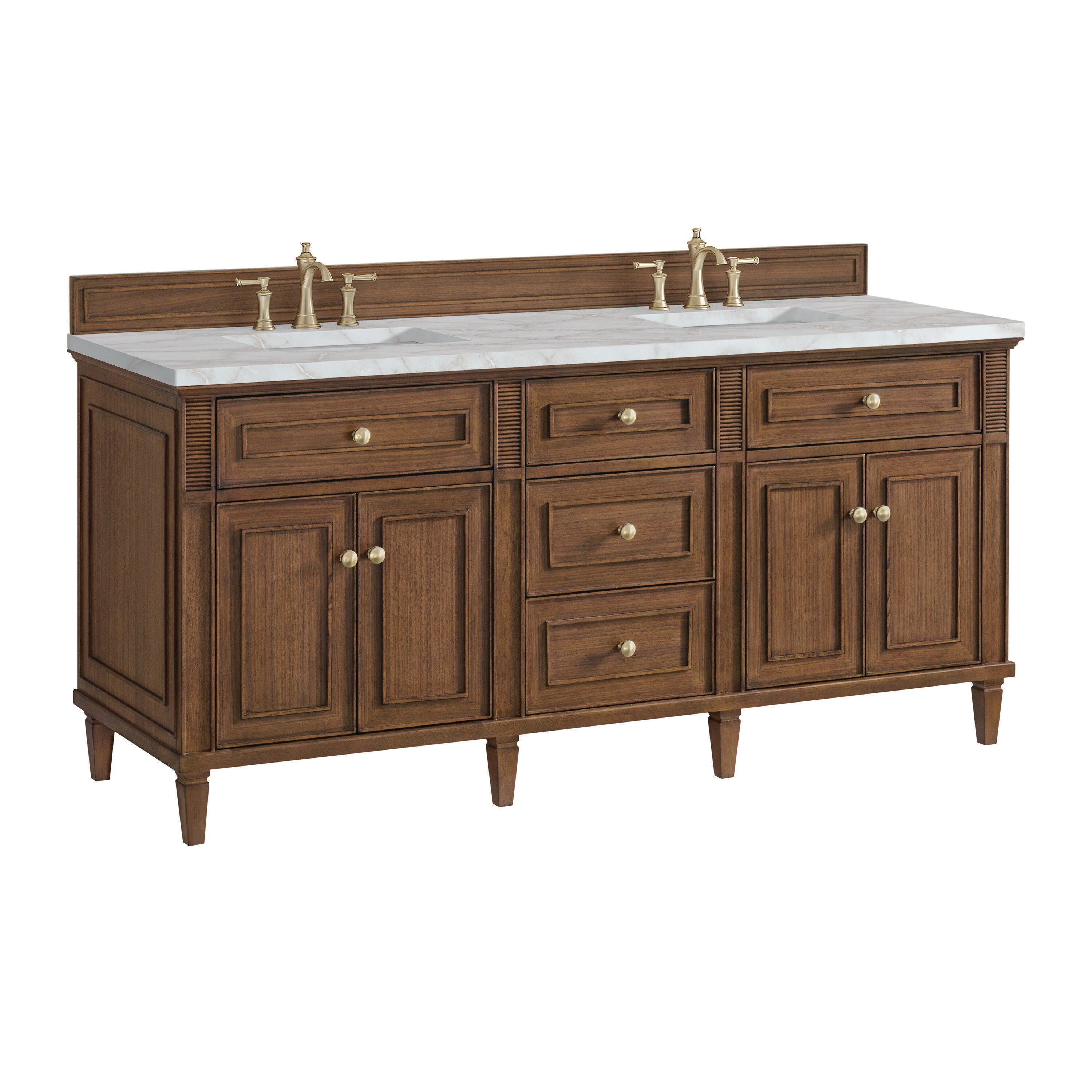 James Martin Vanities 424-V72-WLT-3VSL Bath-Vanity-Combo - View #6