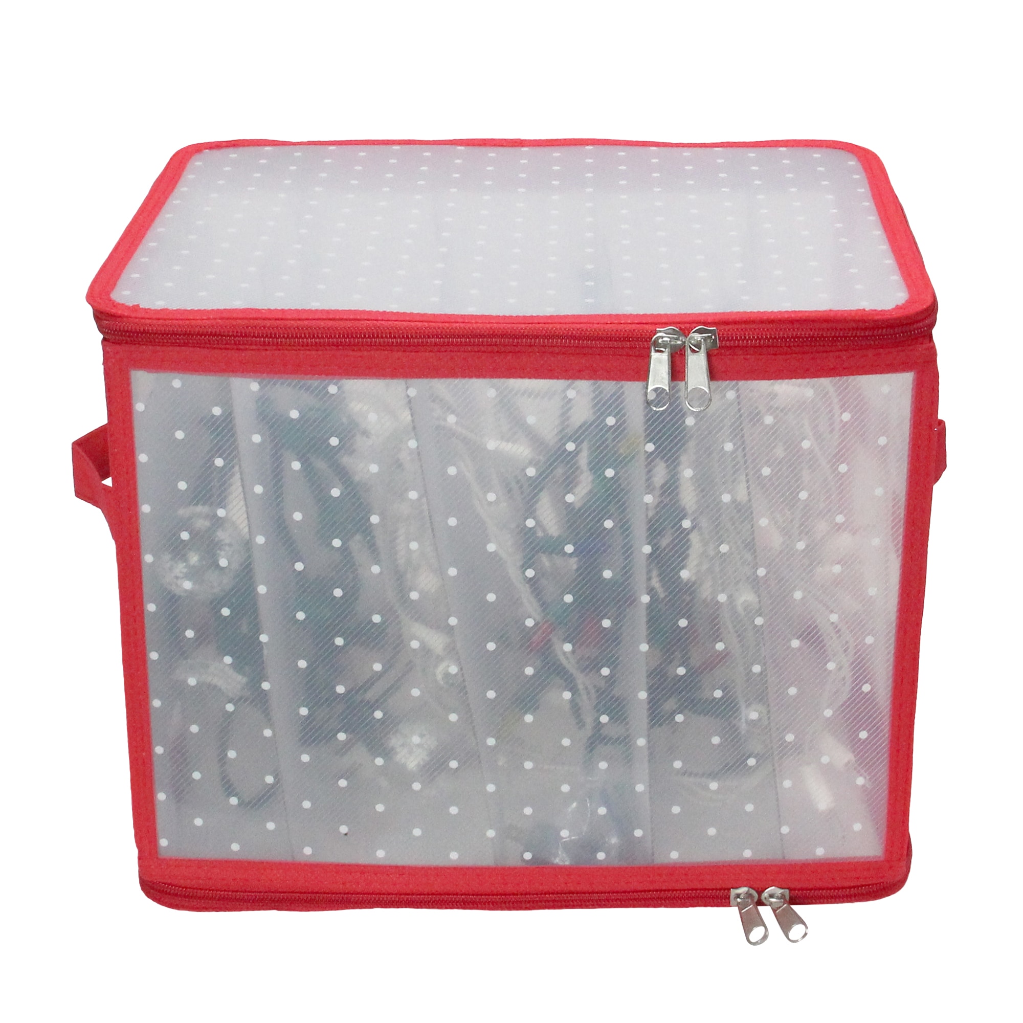 3-Reel 200-Light 10.5-in W x 11.5-in H Clear String Light Storage Container  in the String Light Storage Containers department at