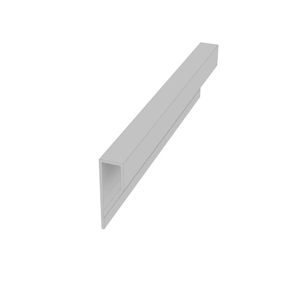 Amerimax 0.5-in x 144-in White J-channel Metal Siding Trim in the Metal  Siding Trim & Soffit department at