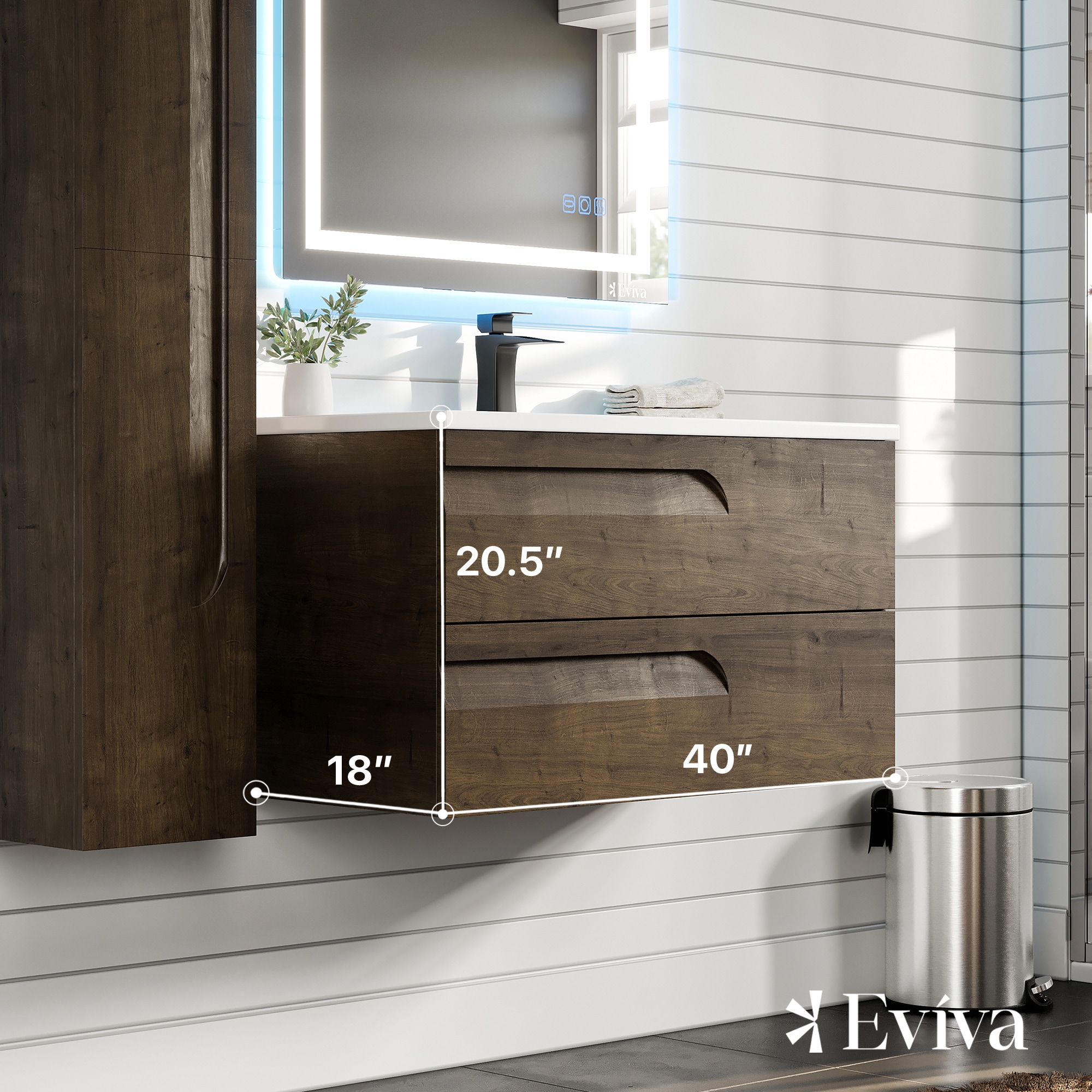 Eviva EVVN23-39RW-WM Bath-Vanity-Combo - View #2