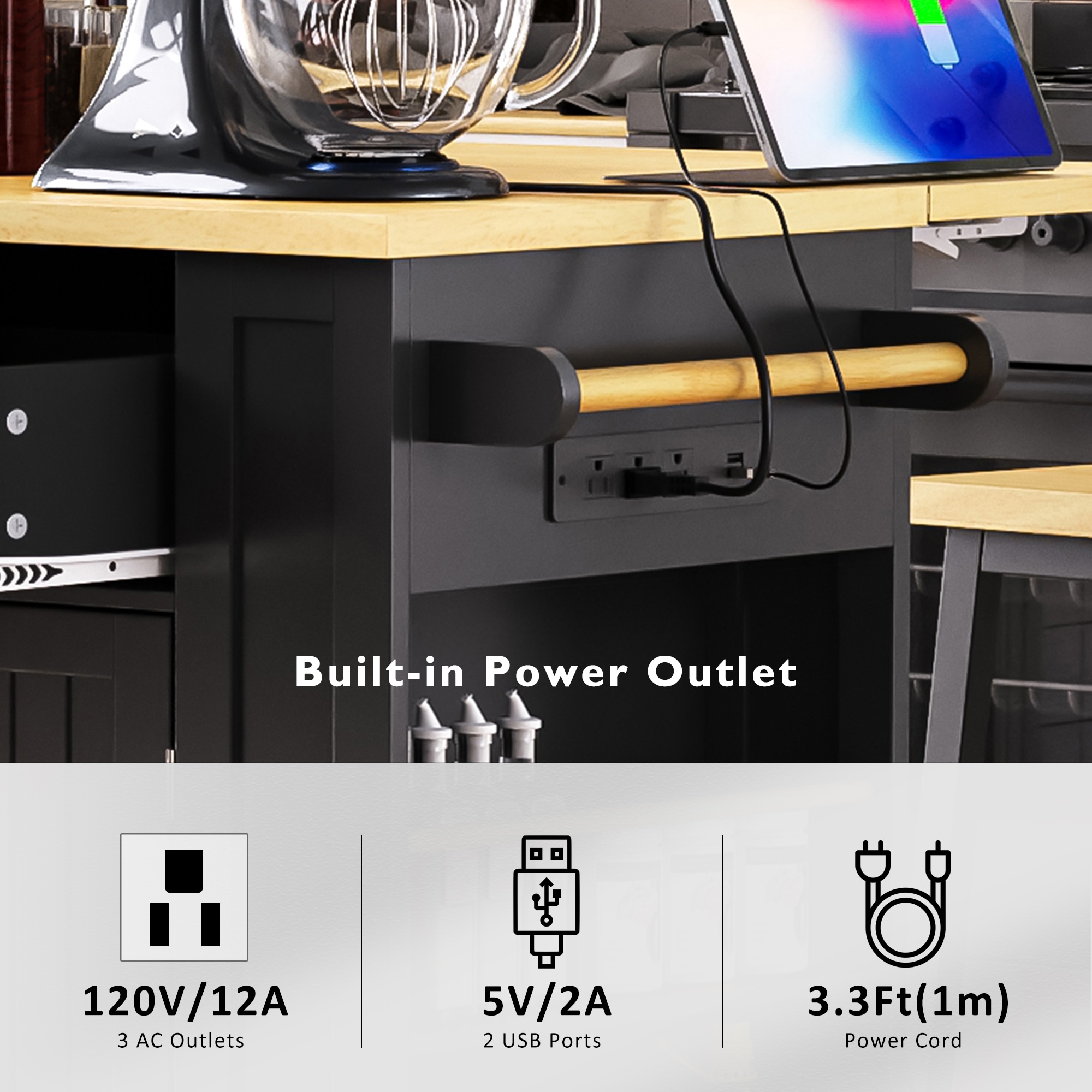 Kahomvis O4-QP707-26 Kitchen-Furniture - View #5