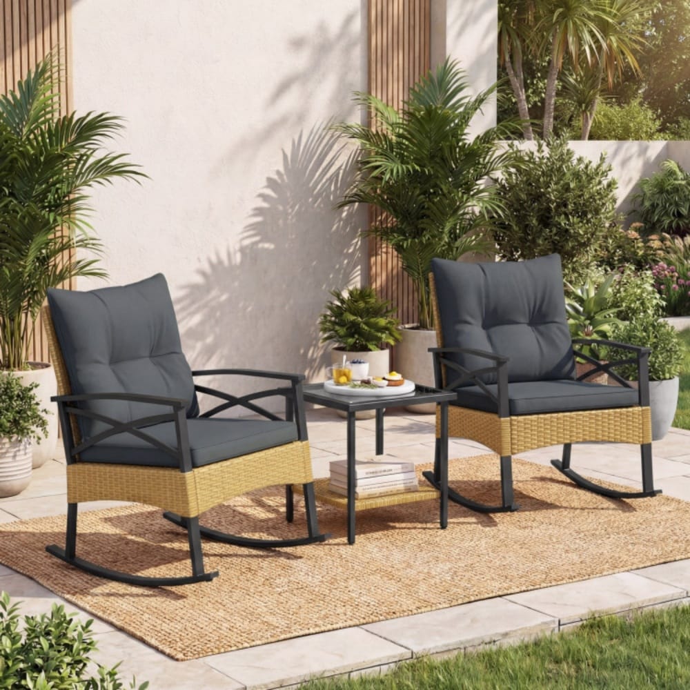 Dimakai DK-HWWF504GR Patio-Conversation-Sets - View #2
