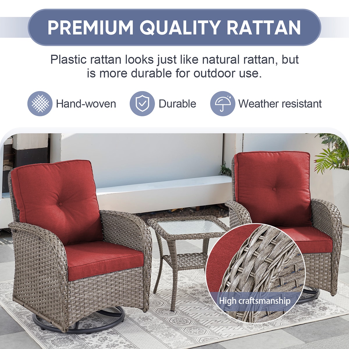 Rilyson FSKWGY2060-5 Patio-Chairs - View #7