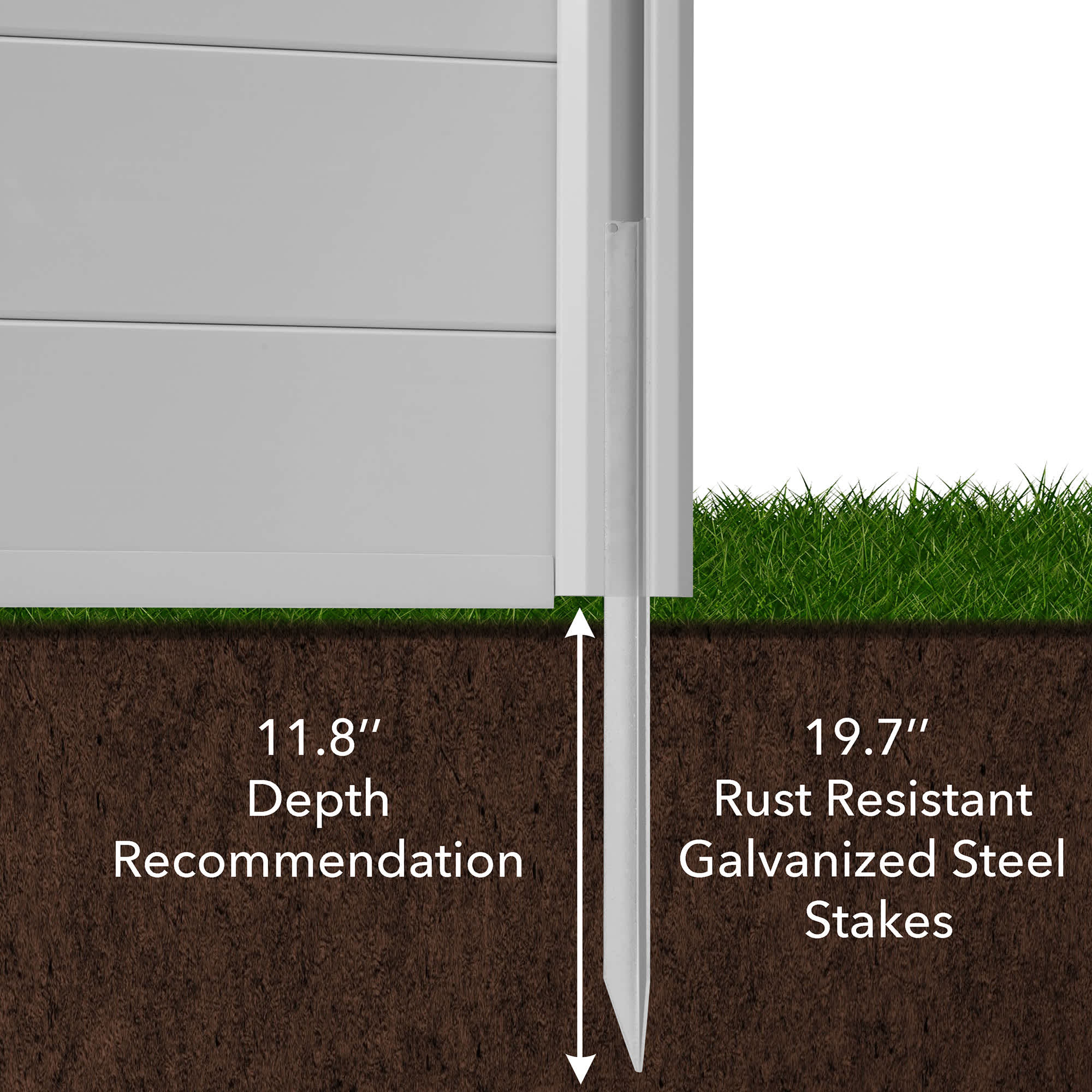 Casafield PAT-ENC-A92-H42G Garden-Utility-Fencing - View #5