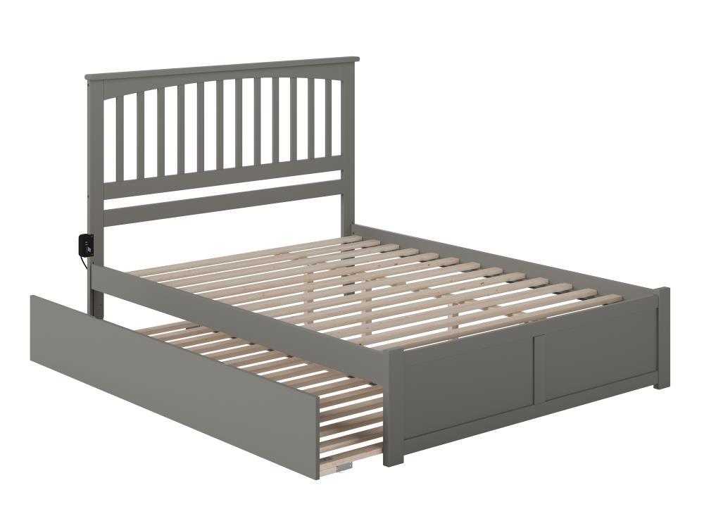 queen trundle bed with storage