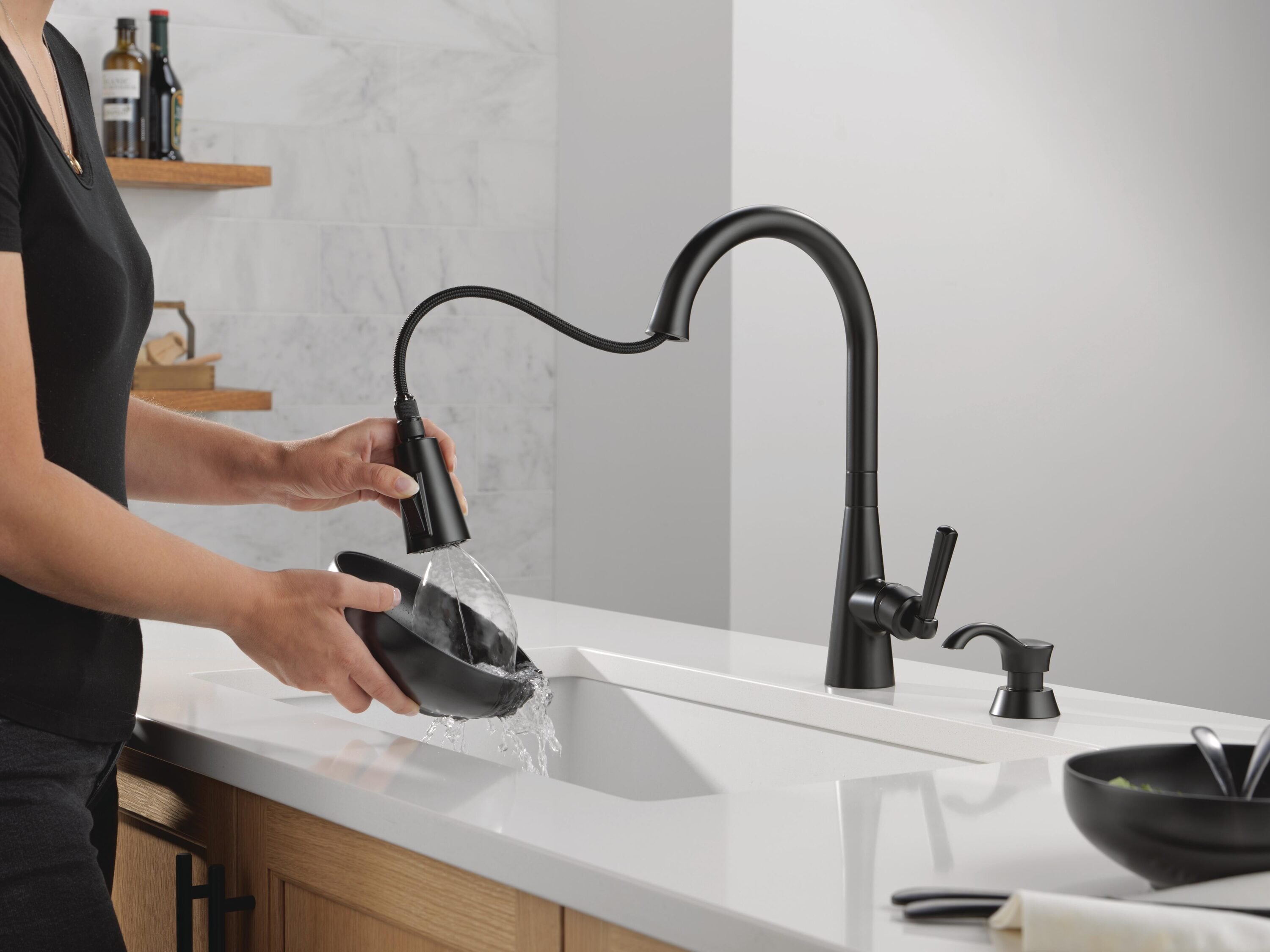 Delta 19893Z-BLSD-DST Kitchen-Faucets - View #2