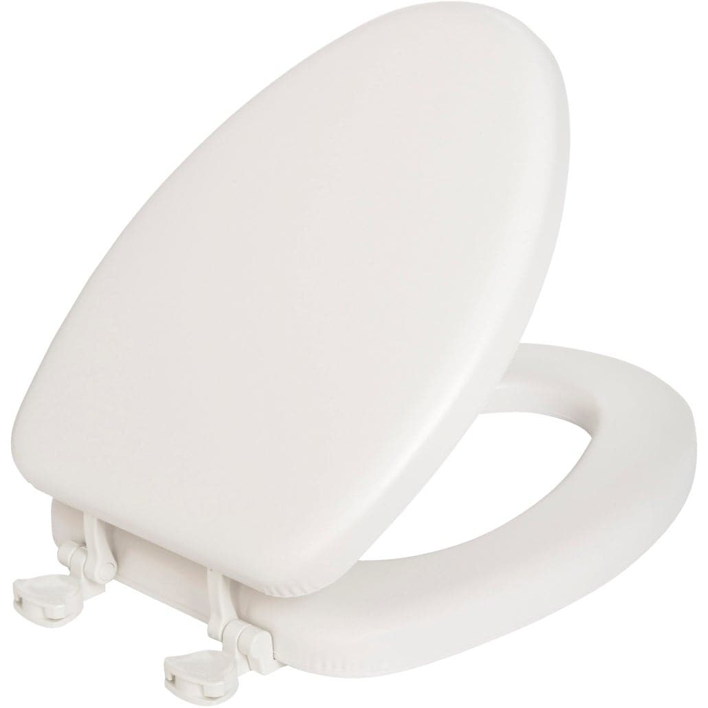Mayfair - Elongated Closed Front Premium Soft White Toilet Seat