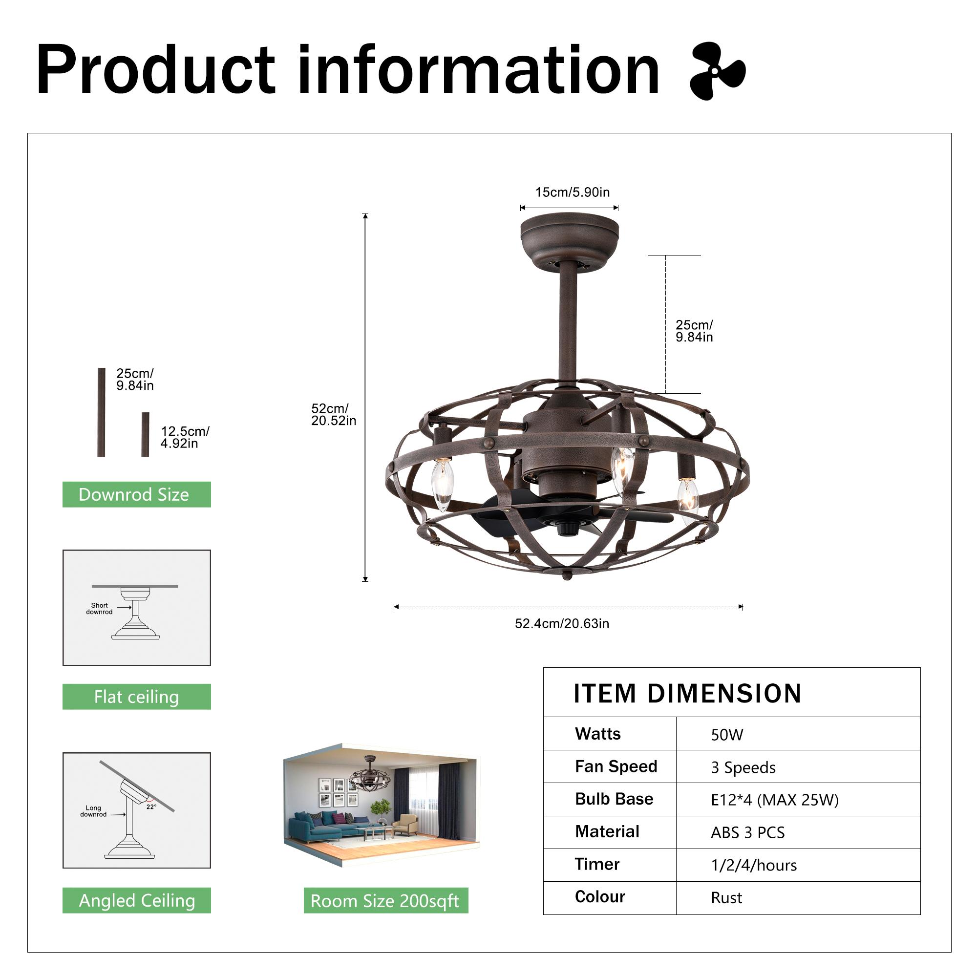 Bayfeve BFHM-68333-CF Ceiling-Fans - View #4