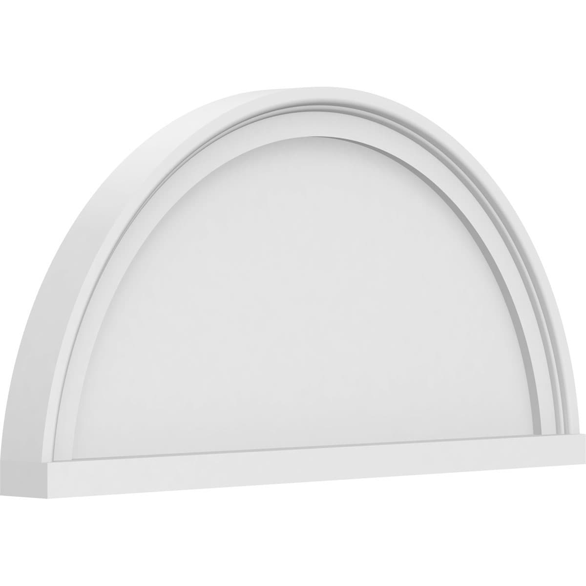 Ekena Millwork PEDPS024X120HRO00 24-in W x 12-in L PVC Pediment