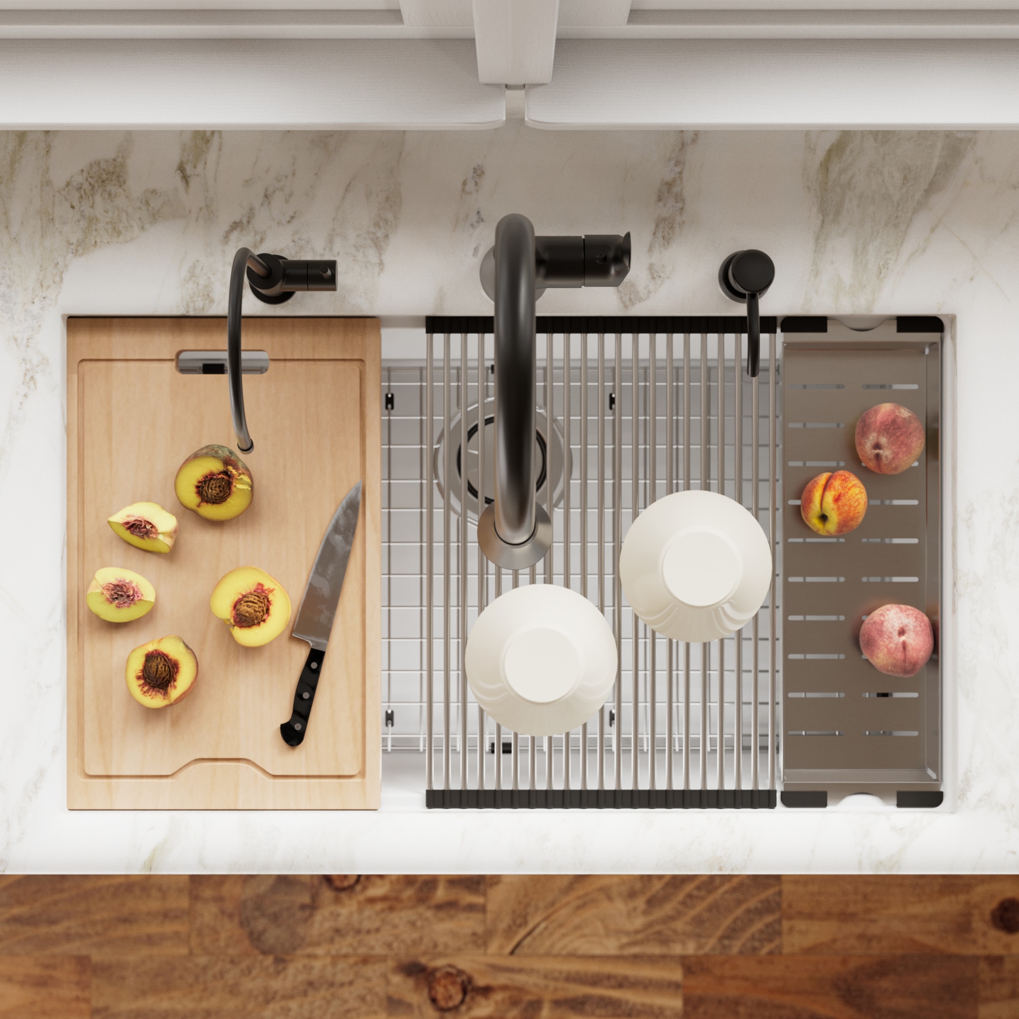 Karran QUWS-875-WH Kitchen-Sinks - View #15