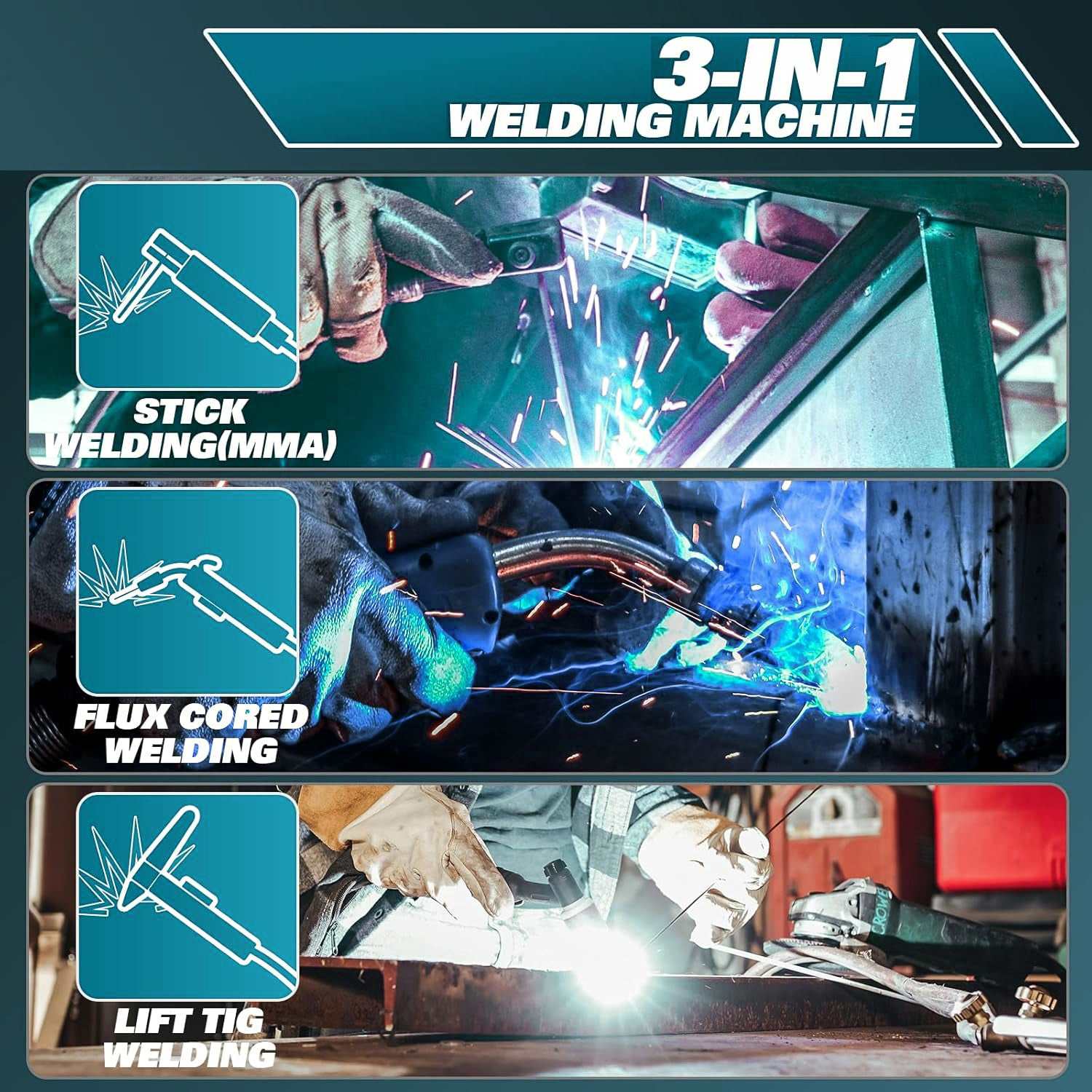 Anlibatt WLD-1607-LAN Wire-Feed-Welders - View #2