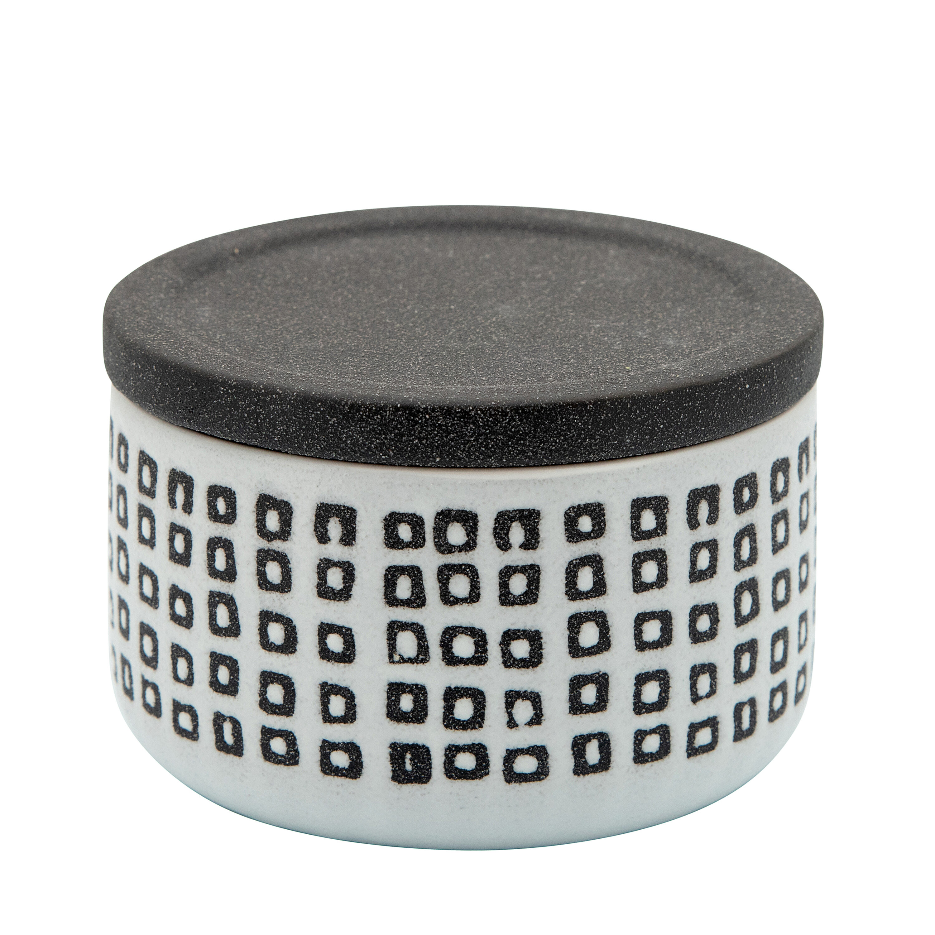 Sagebrook Home 15428-05 Black Ceramic Modern Decorative Jar