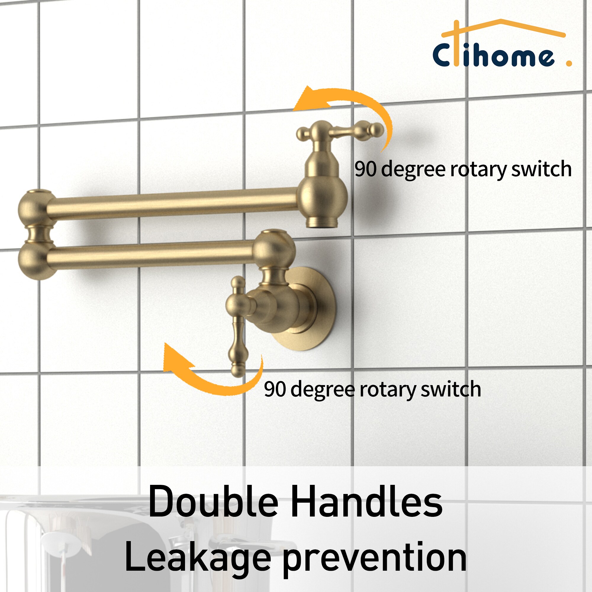 Clihome DG-KF45LSJ Kitchen-Faucets - View #6