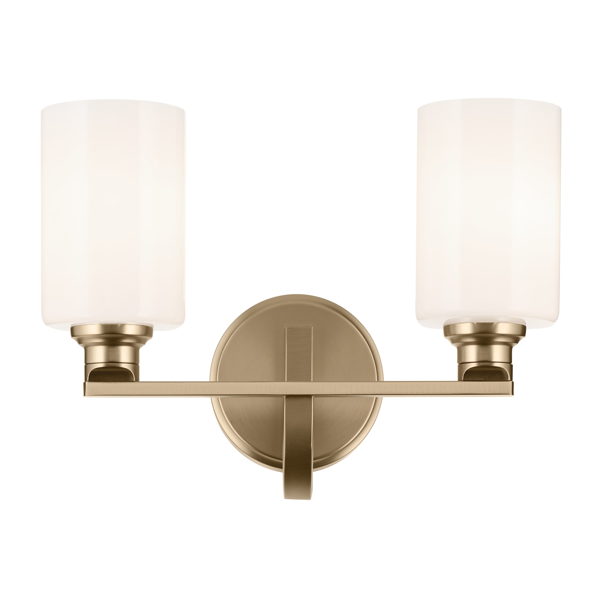 Kichler 55225CPZ Gioe 14.25-in 2 -Light Bronze Modern/contemporary Vanity light