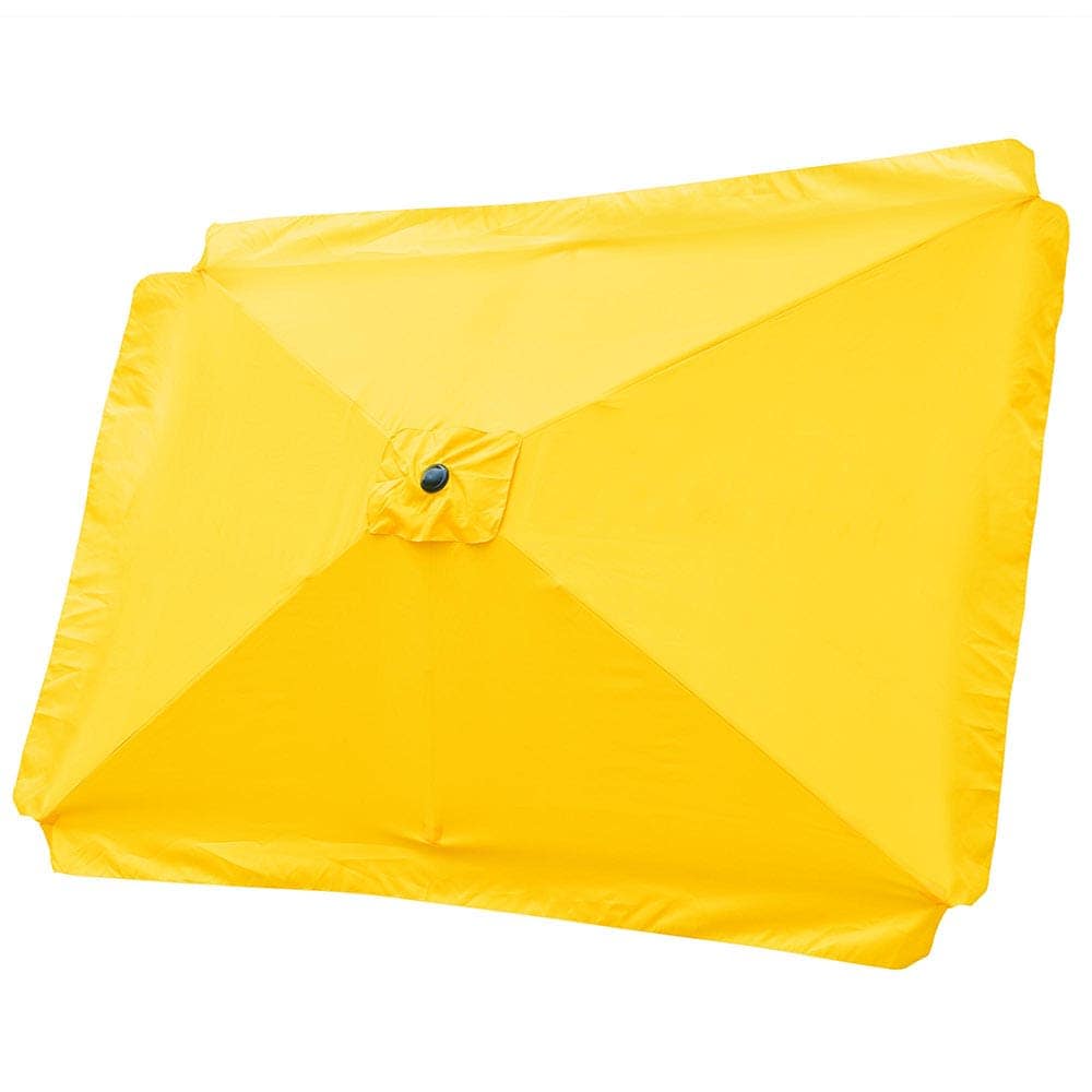 Yescom 07UMC010-2X3T-AG-LO 10x6ft Universal Replacement Umbrella Canopy with Tippet Top Cover Patio Beach