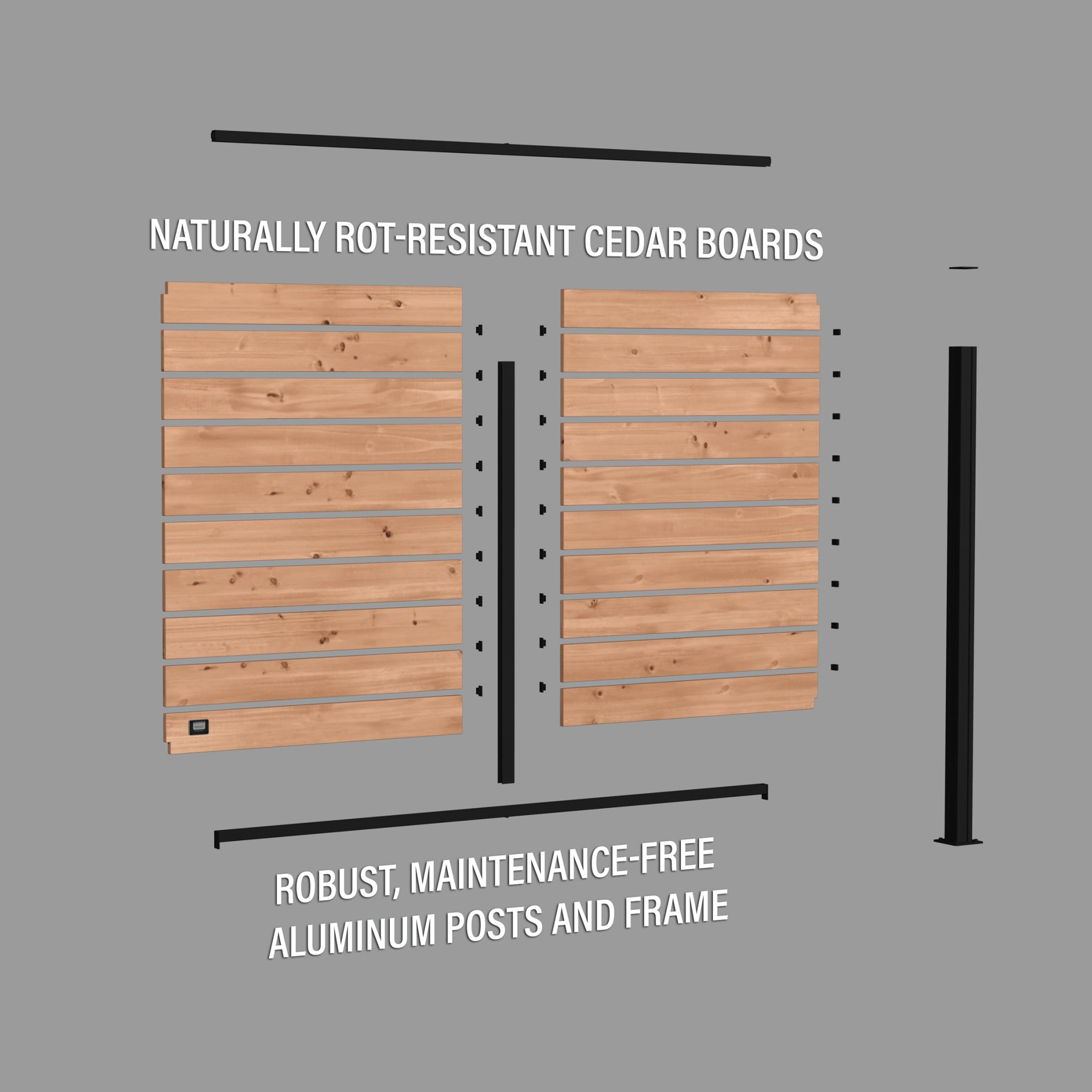Backyard Discovery 2404038COM Outdoor-Privacy-Screen - View #10