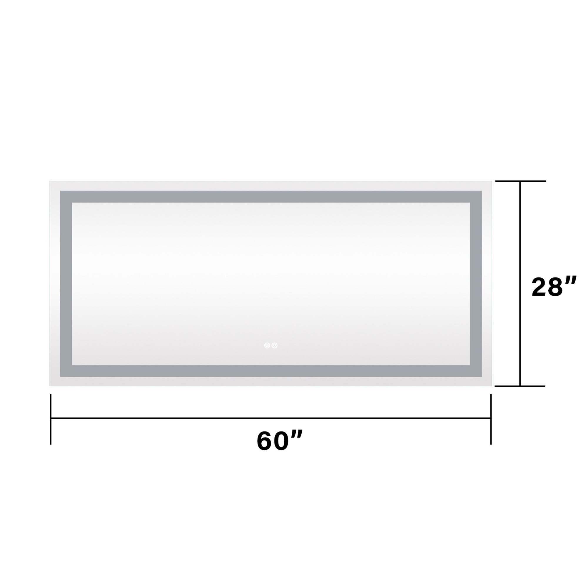 Forclover JSEX3648LM-F Framed-Bath-Mirrors - View #8