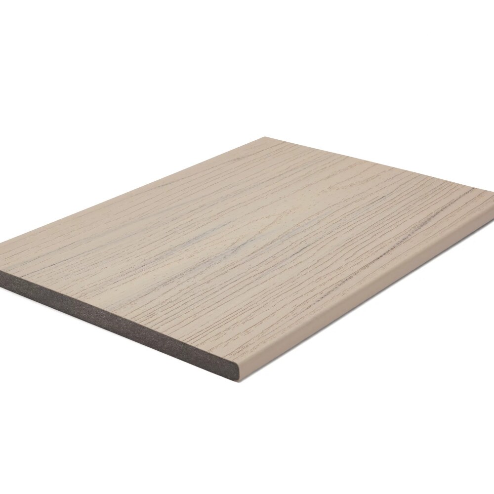 Trex SF011212TLS01 Transcend Lineage 1-in x 12-in x 12-ft Composite Salt Flat Fascia deck board