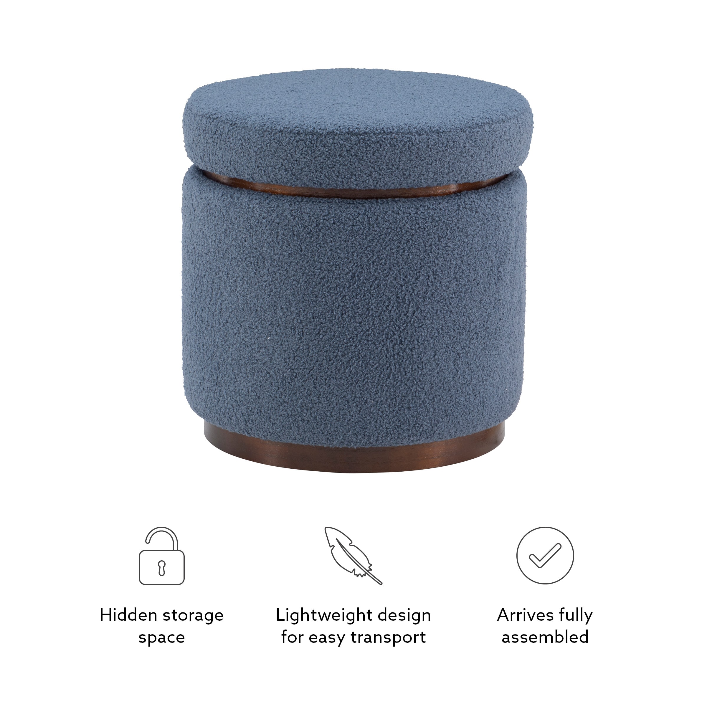 Linon LOWES1746 Indoor-Ottomans - View #10