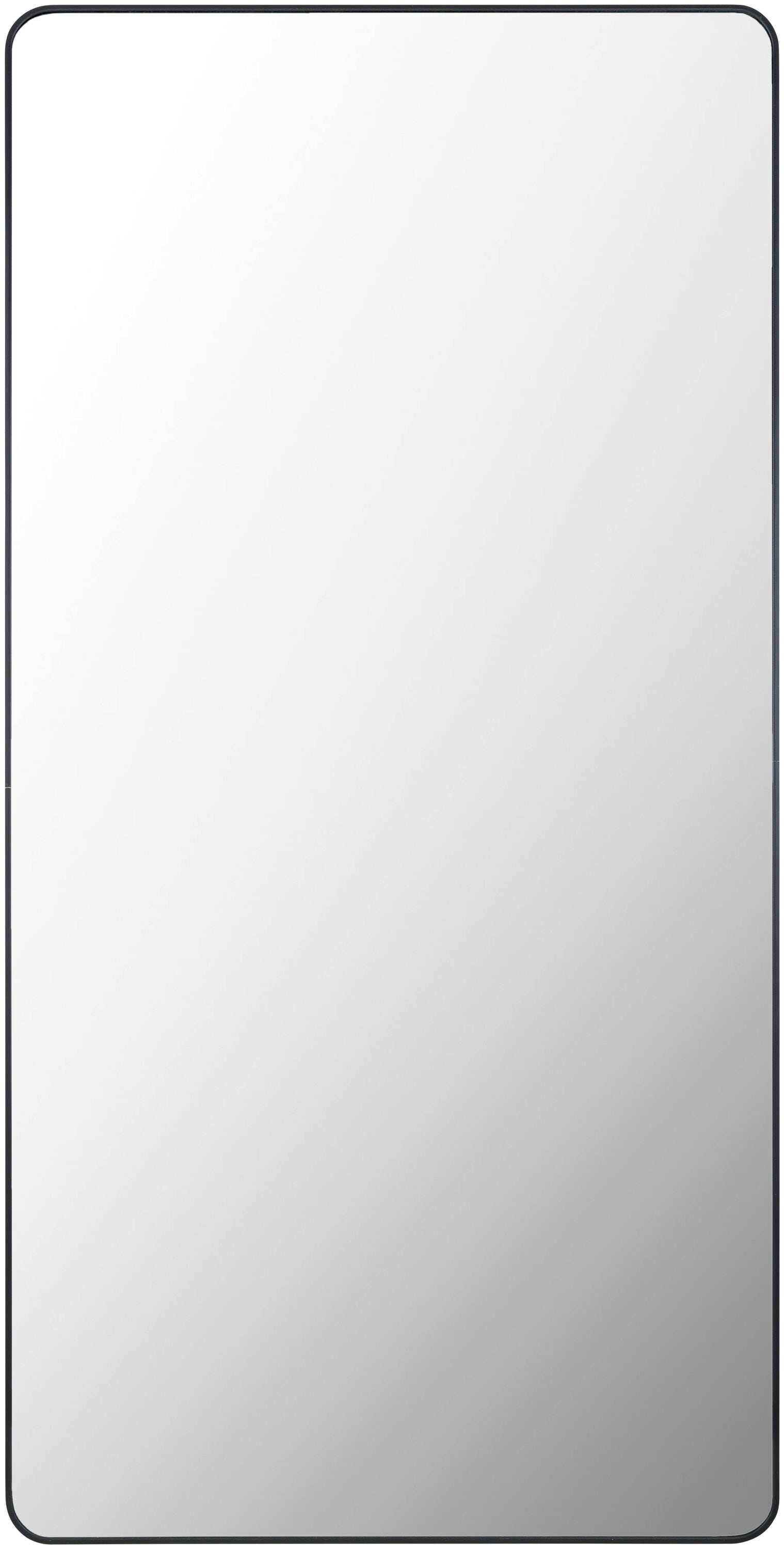 Livabliss RAY042-2265 Aranya 22-in W x 65.0-in H Rectangle Black Framed Wall Mirror