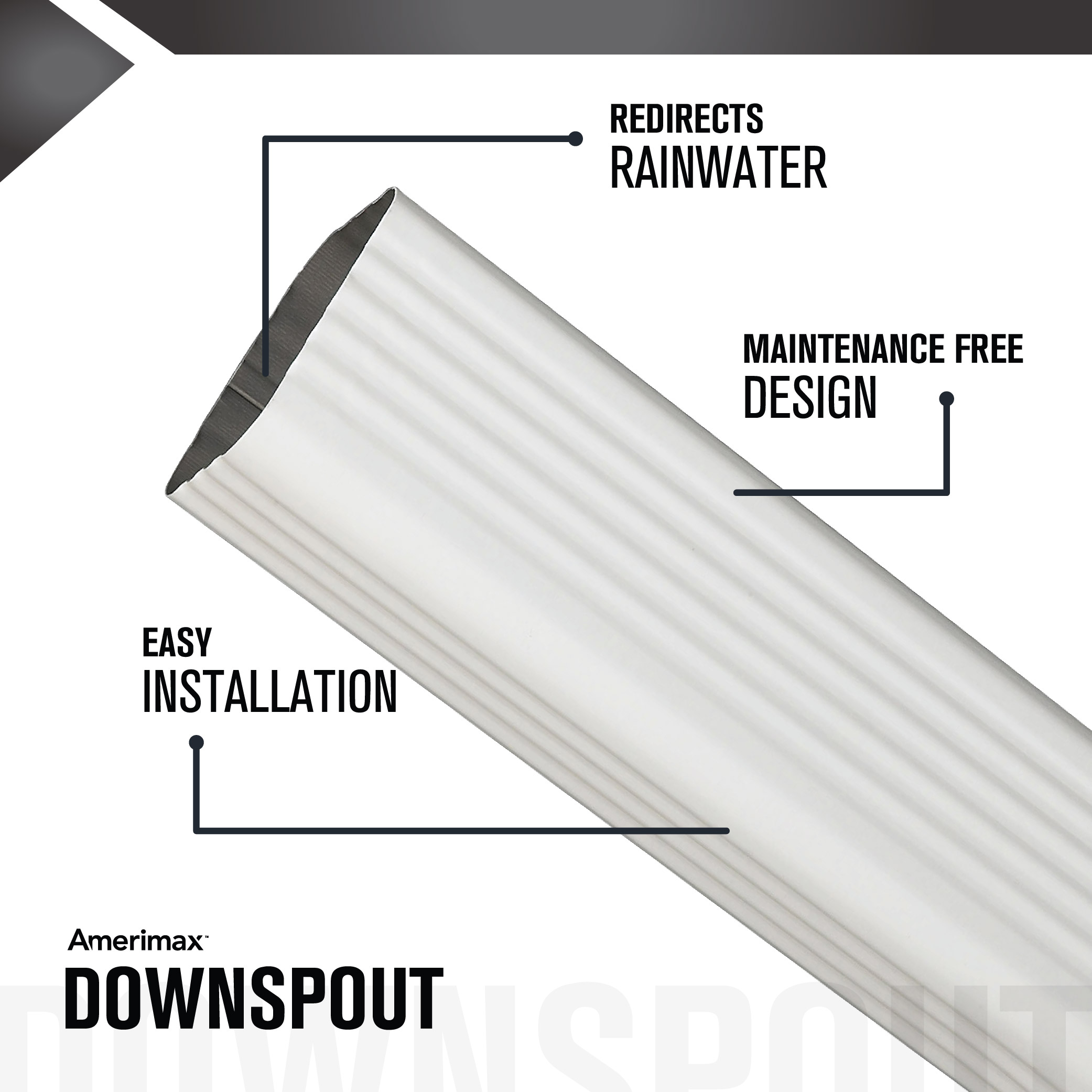 Amerimax 2601000120 Downspout-Components - View #3