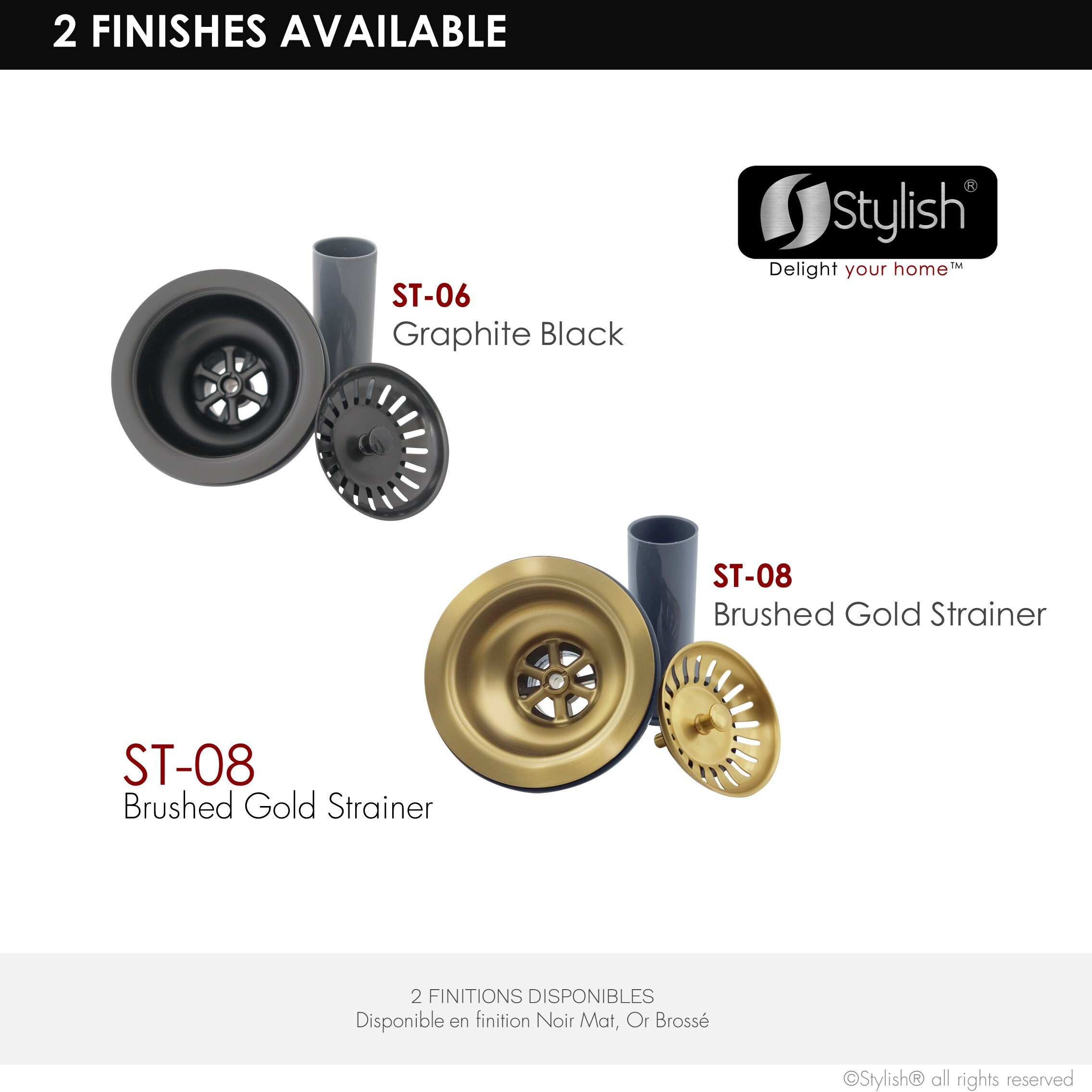 Stylish ST-08 Kitchen-Sink-Strainers - View #3