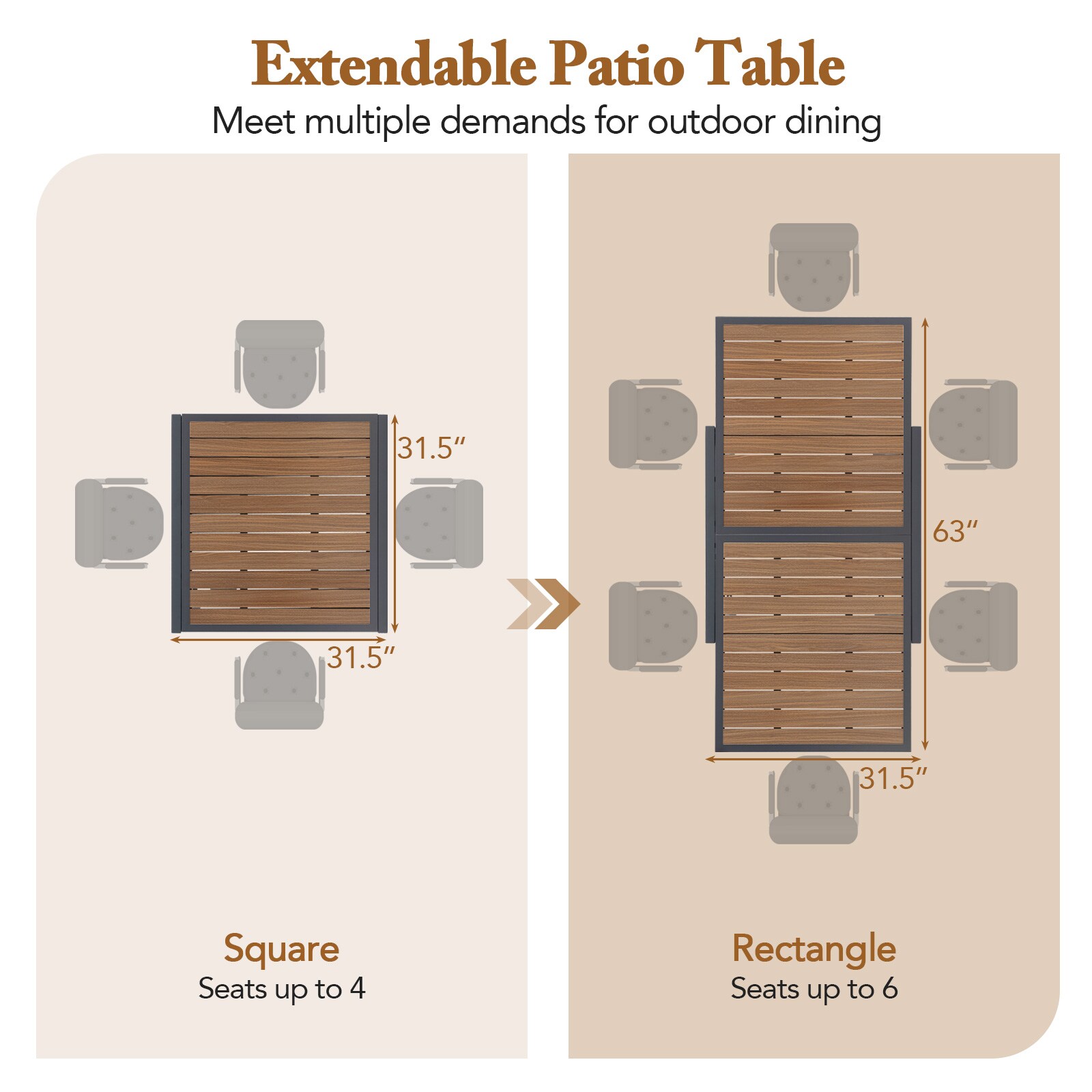Iseryn DW96CF117 Patio-Tables - View #3