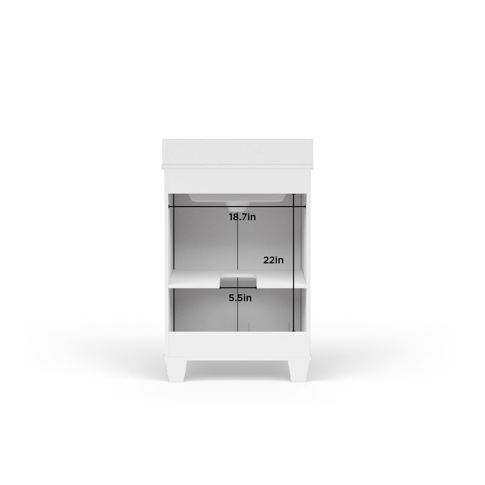 allen + roth LWS24GBV Bath-Vanity-Combo - View #9