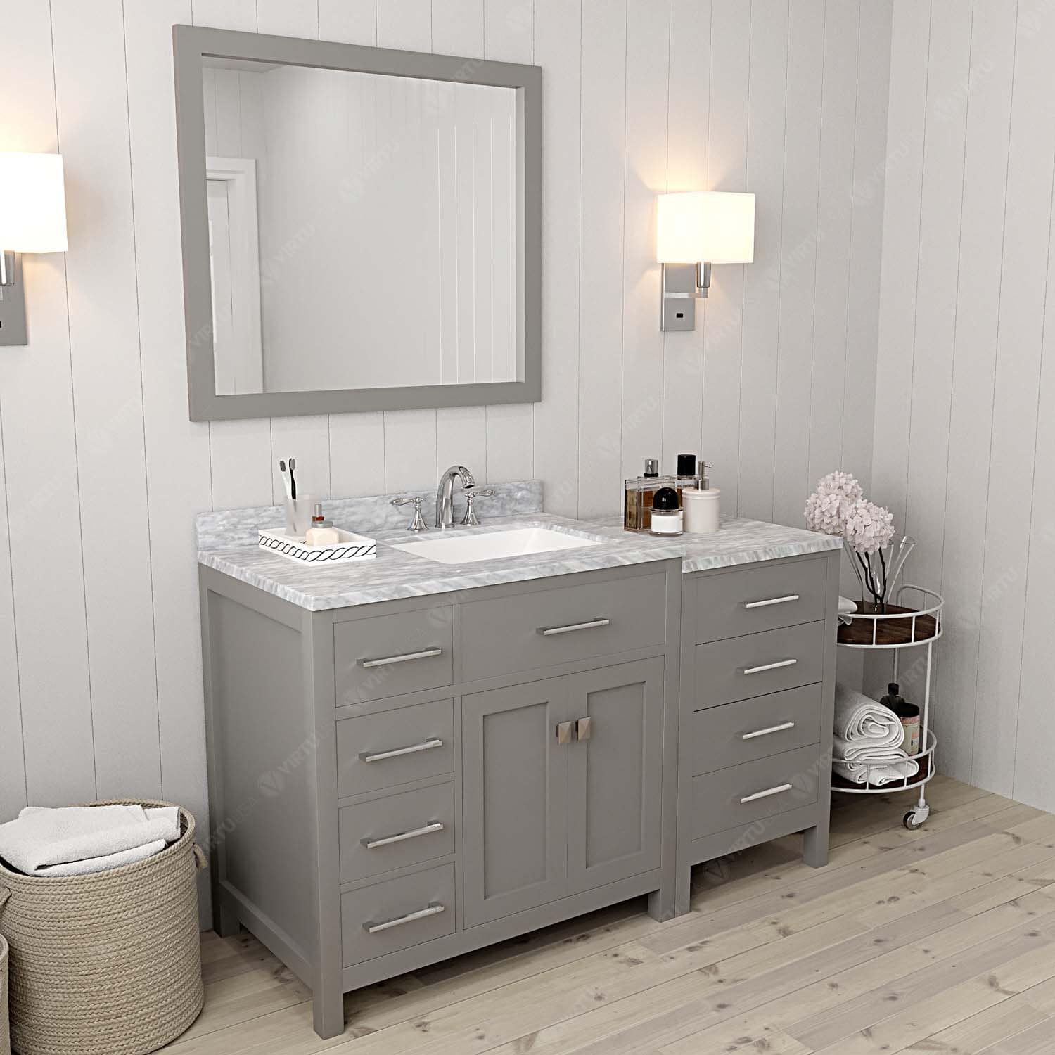 Virtu USA MS2157LWMSQCG002NM Bath-Vanity-Combo - View #3