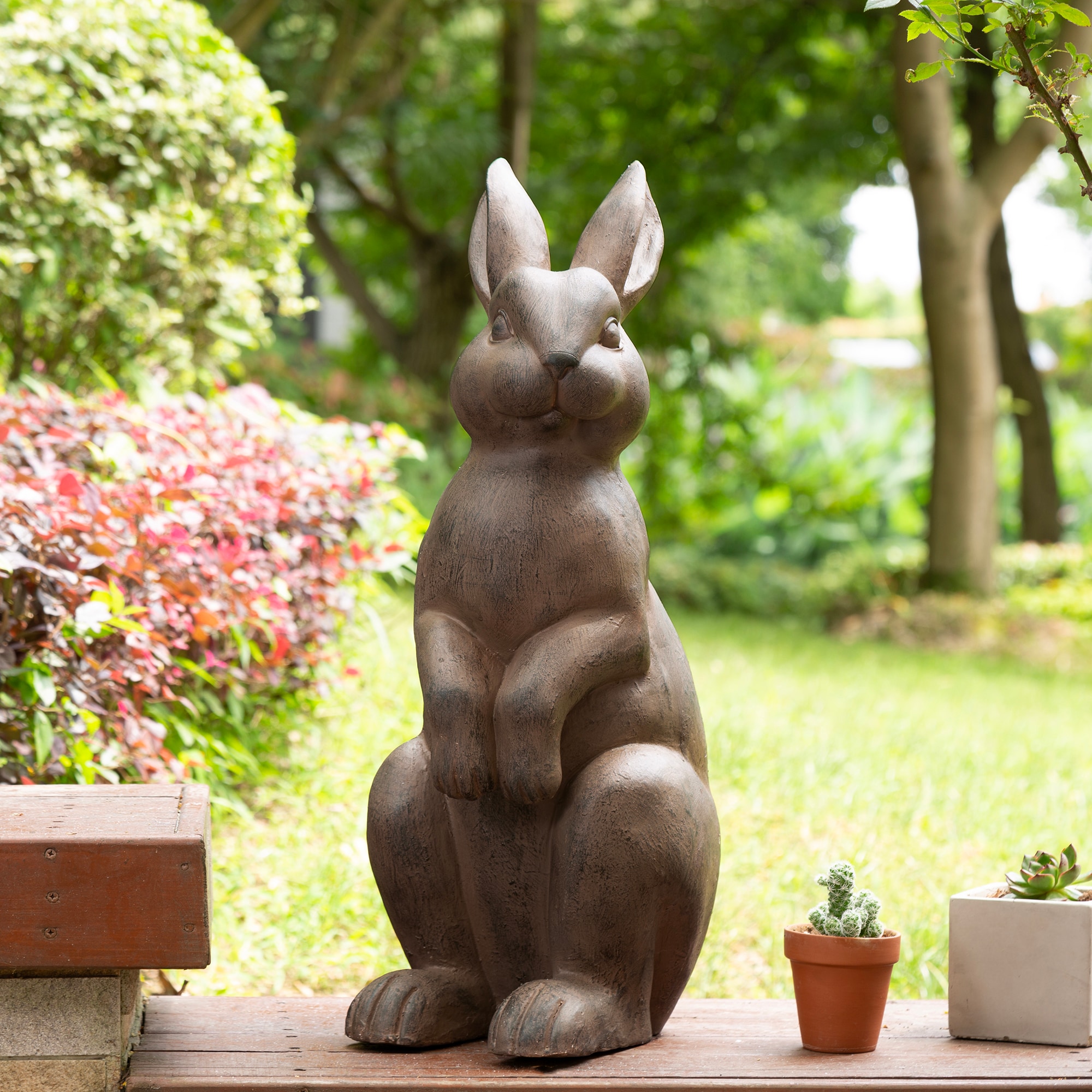 Glitzhome GH2025400002 Garden-Statue - View #5