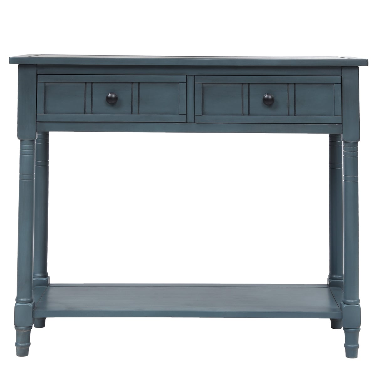 Flynama L-191267AAM Modern Navy Blue Console table