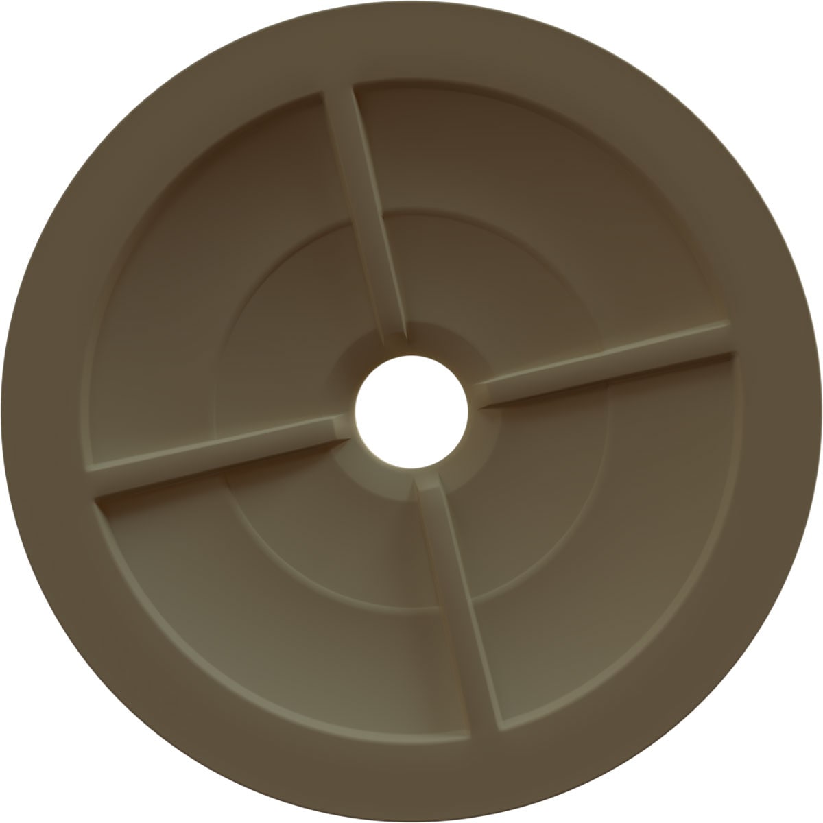 Ekena Millwork CM24LO1WHF Ceiling-Medallions - View #4
