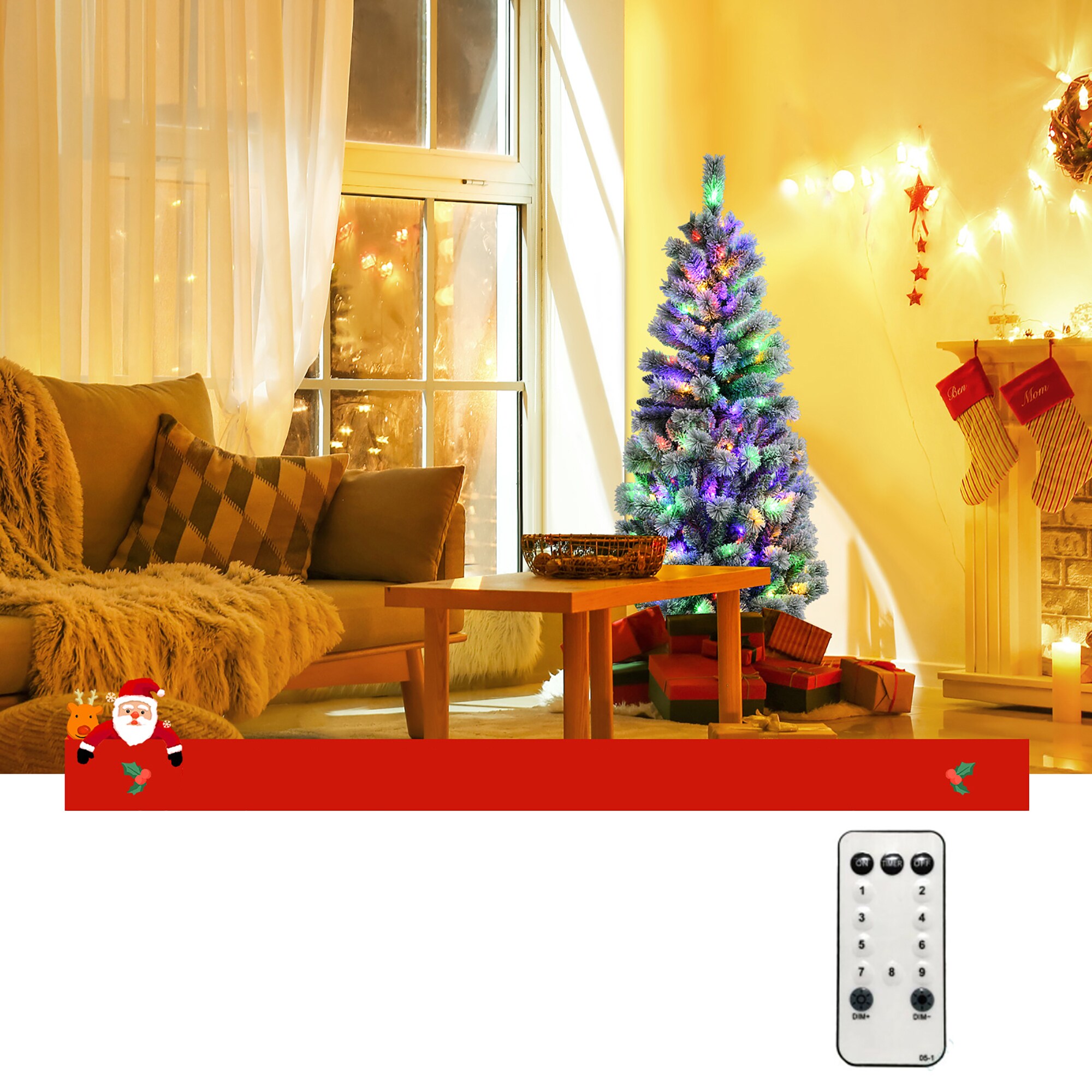 Costway CM23510US Artificial-Christmas-Trees - View #3
