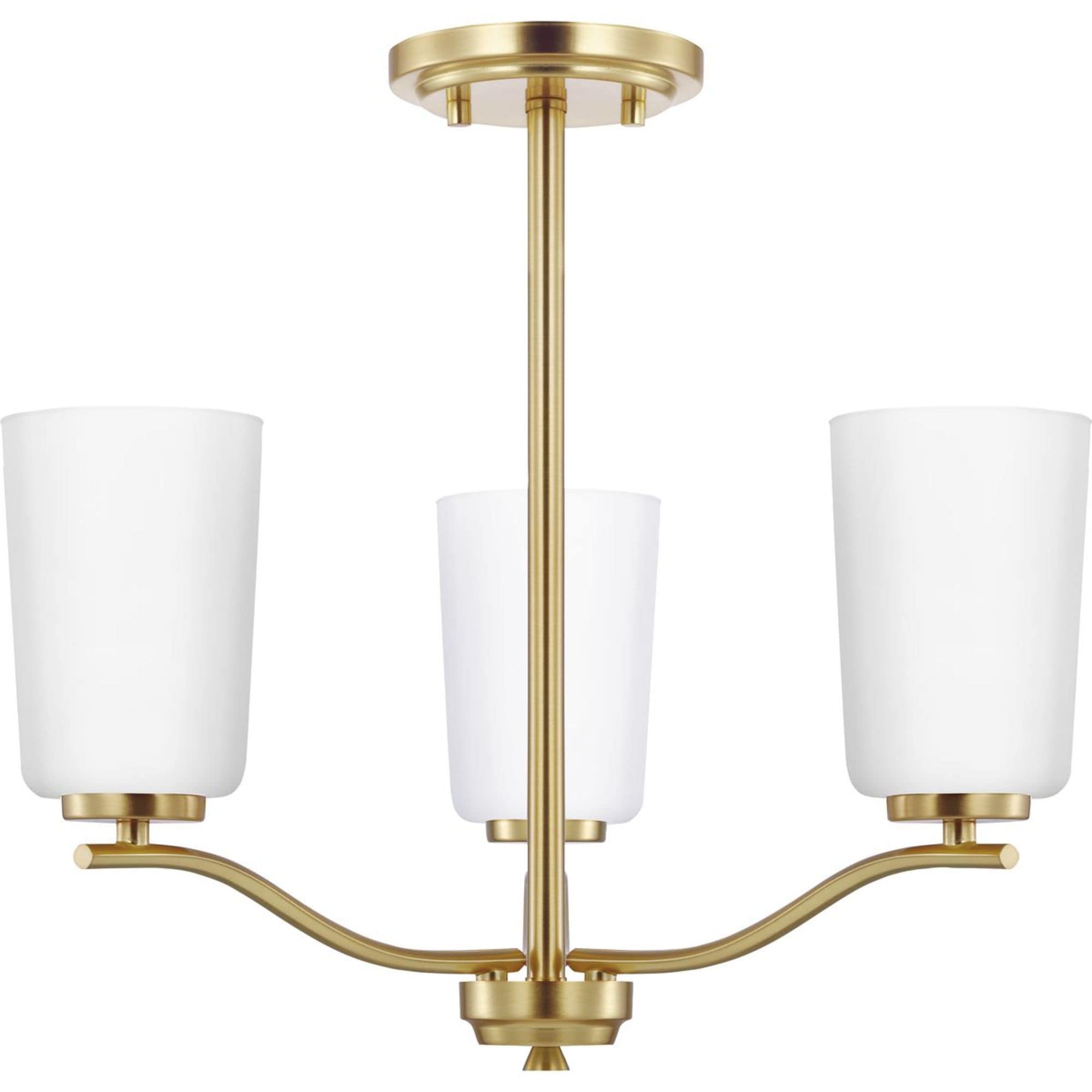 Progress Lighting Adley 3-Light Satin Transitional Chandelier