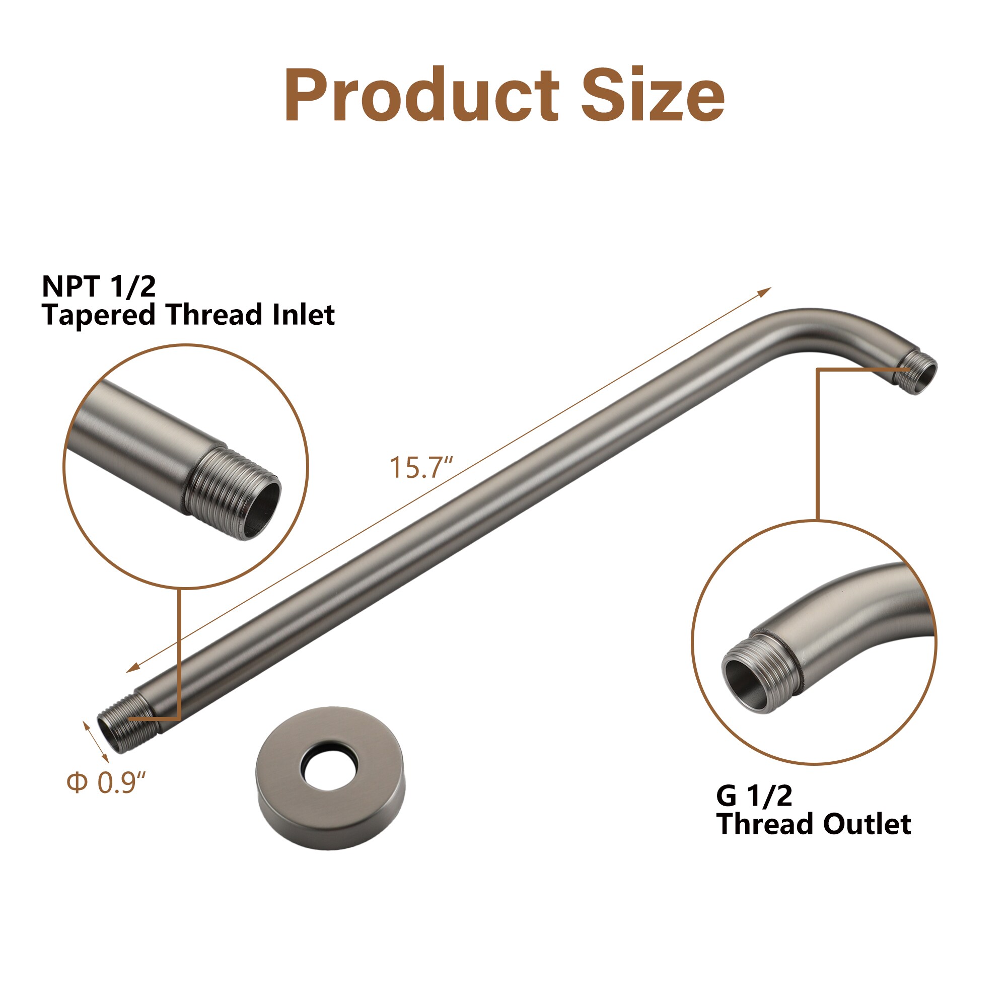 CASAINC CASATW991-6BG Bath-Shower-Facc - View #3