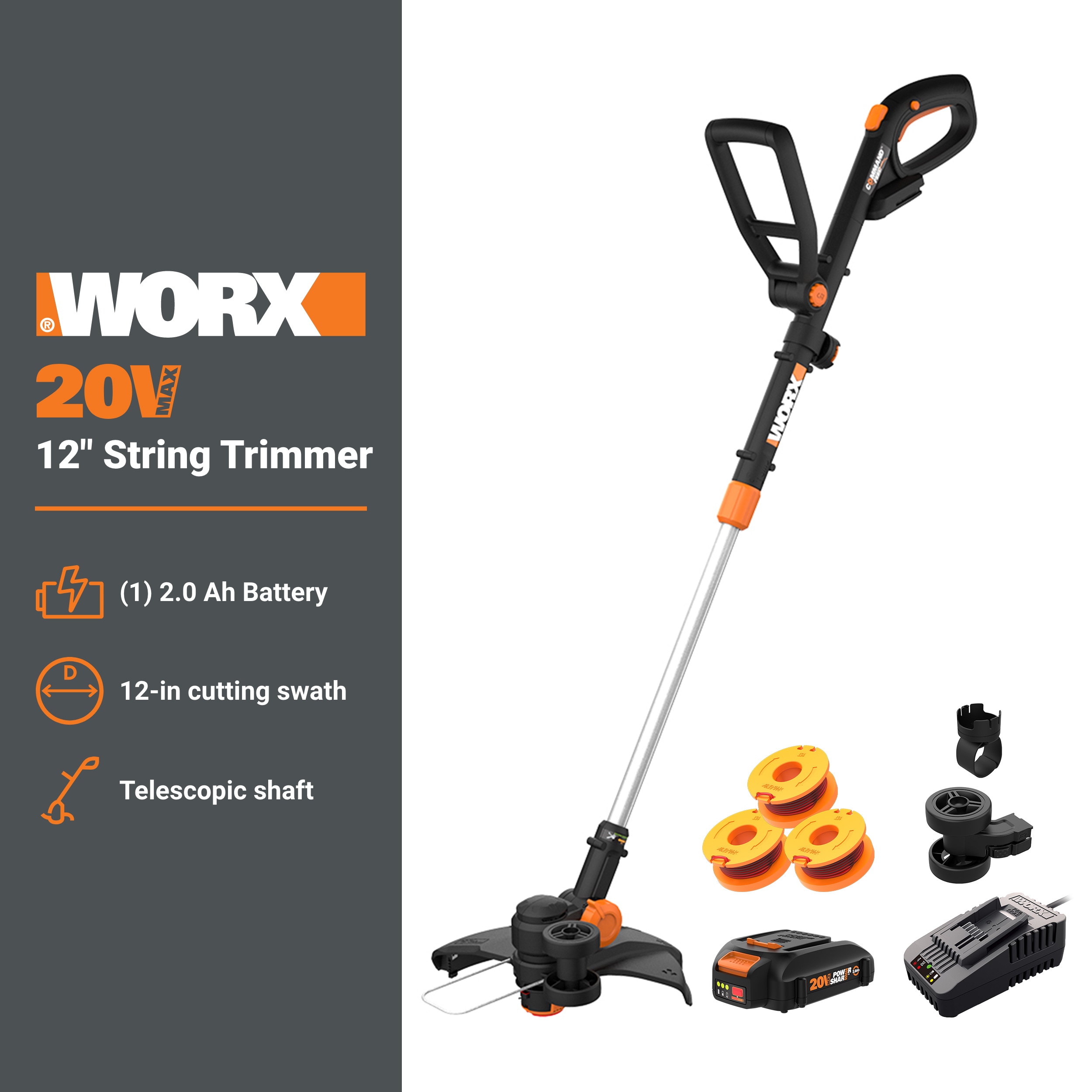 WORX WG170.2 Cordless-String-Trimmers - View #2