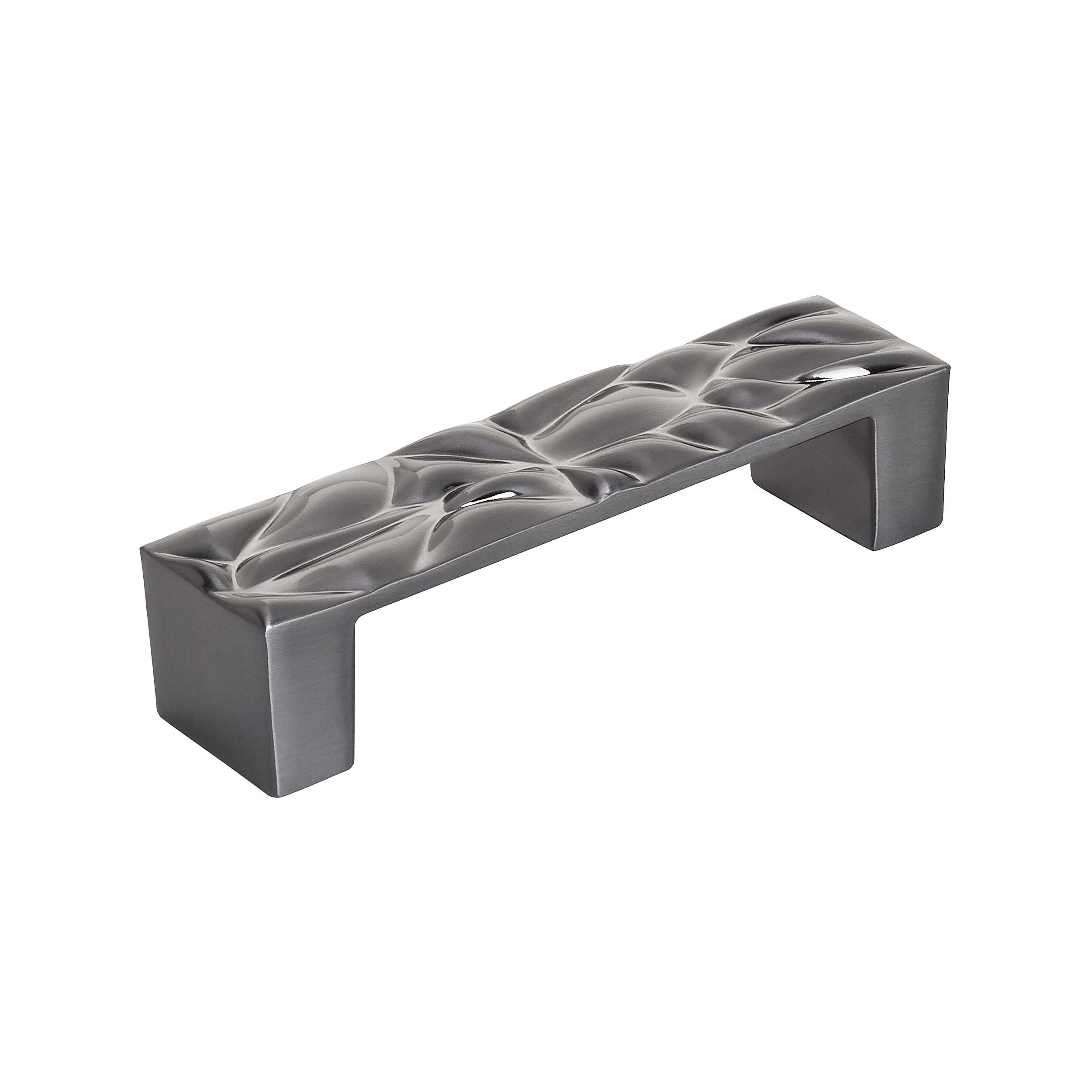 Amerock BP100396BCR Calathea 3-3/4-in , 96mm Center to Center Black Chrome Bar Handle