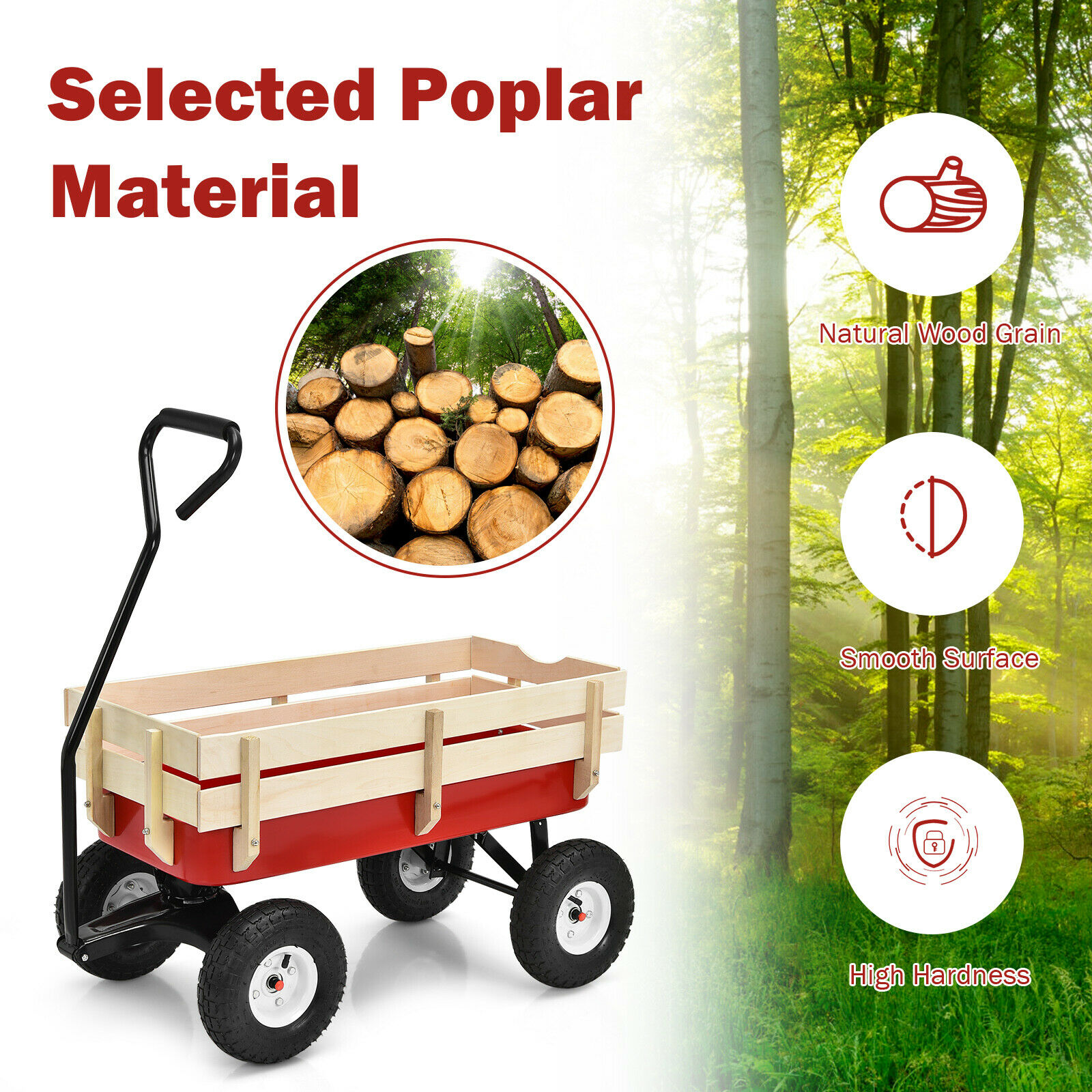 Costway OGY01907 Yard-Carts - View #7