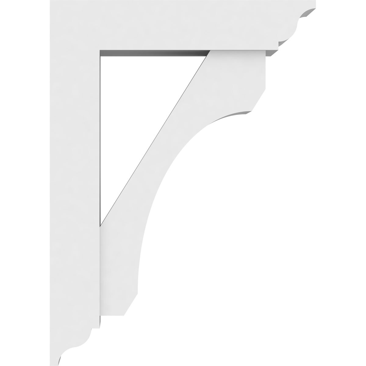 Ekena Millwork BKTP05X16X22LEC01 Exterior-Brackets-Braces - View #3