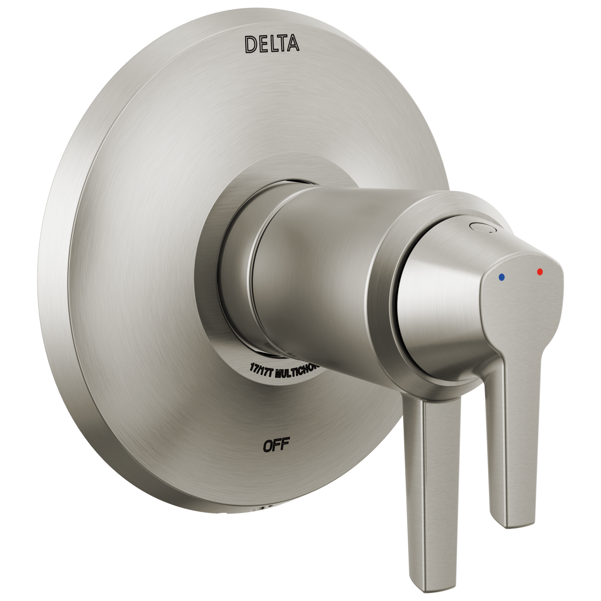 Delta T17T071-SS-PR Galeon Lumicoat Stainless 5.3125-Inches Universal Bathtub/Shower Diverter 0.5-Inches -ID