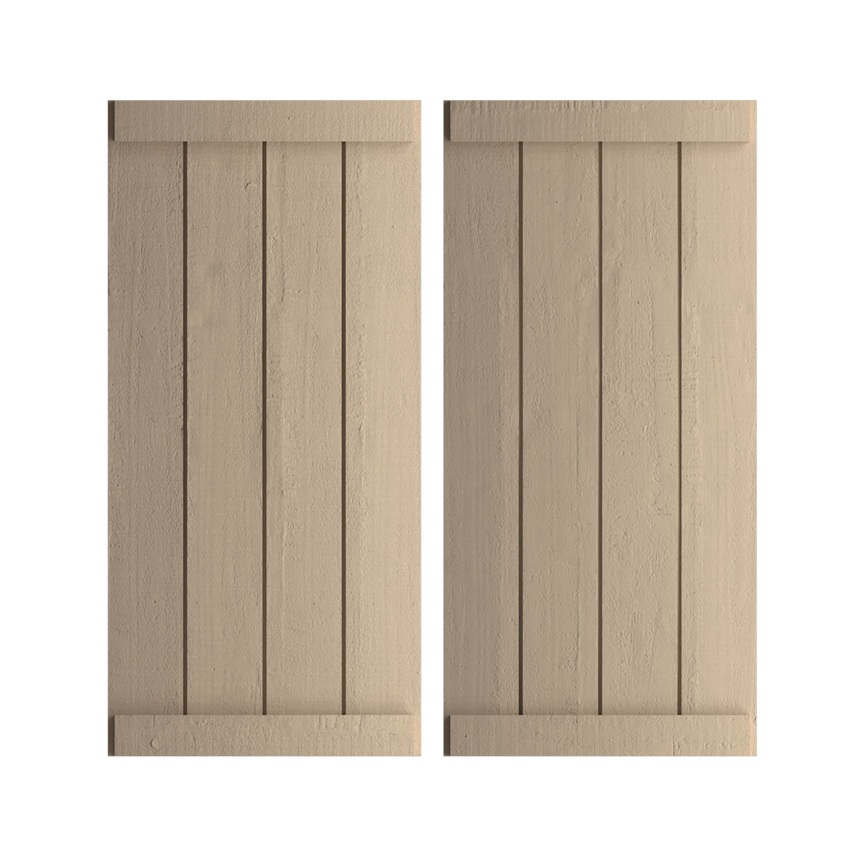 Ekena Millwork SHUBJE22X40RCPR Exterior-Shutters - View #2