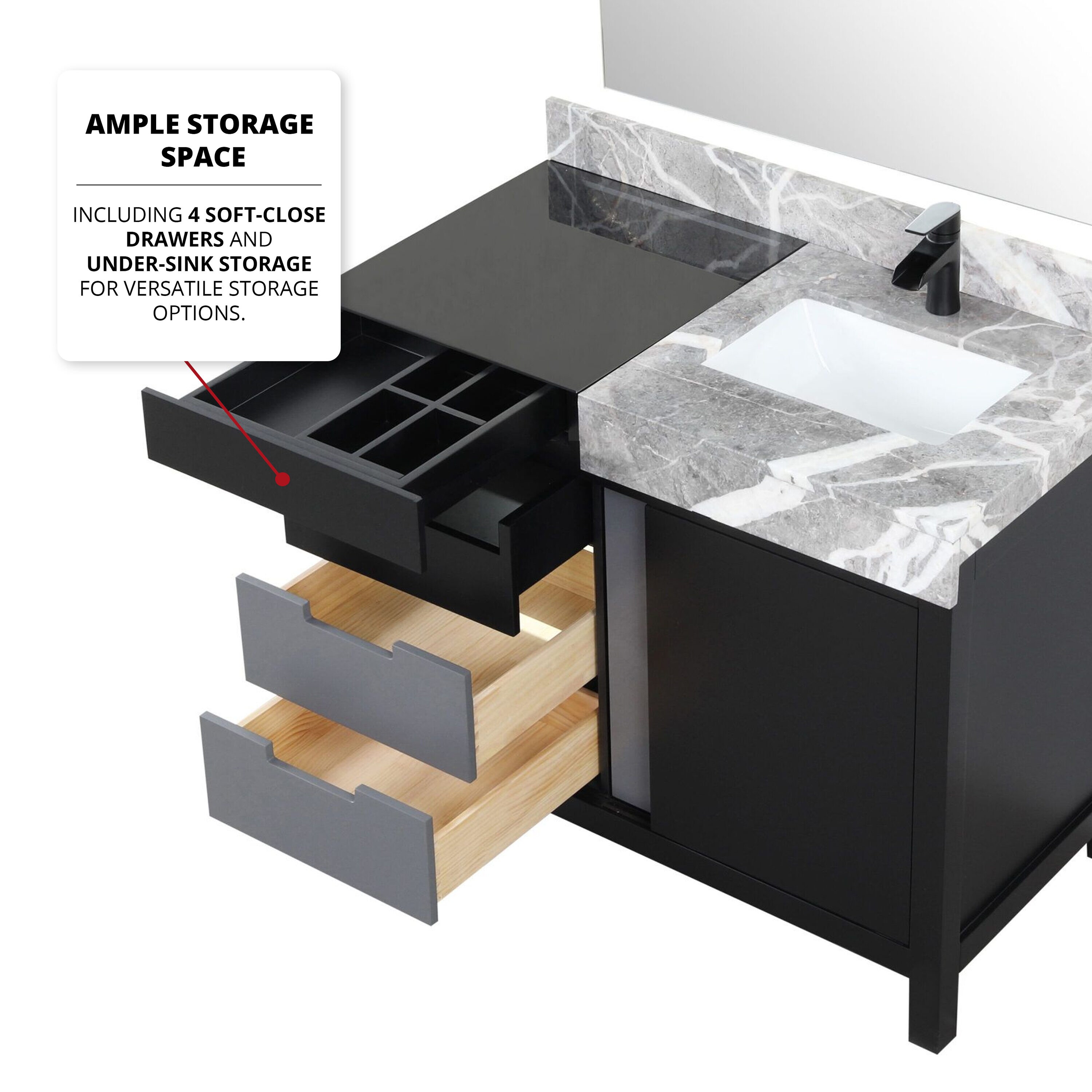 Lexora LZ342242SLISM34FCM Bath-Vanity-Combo - View #8