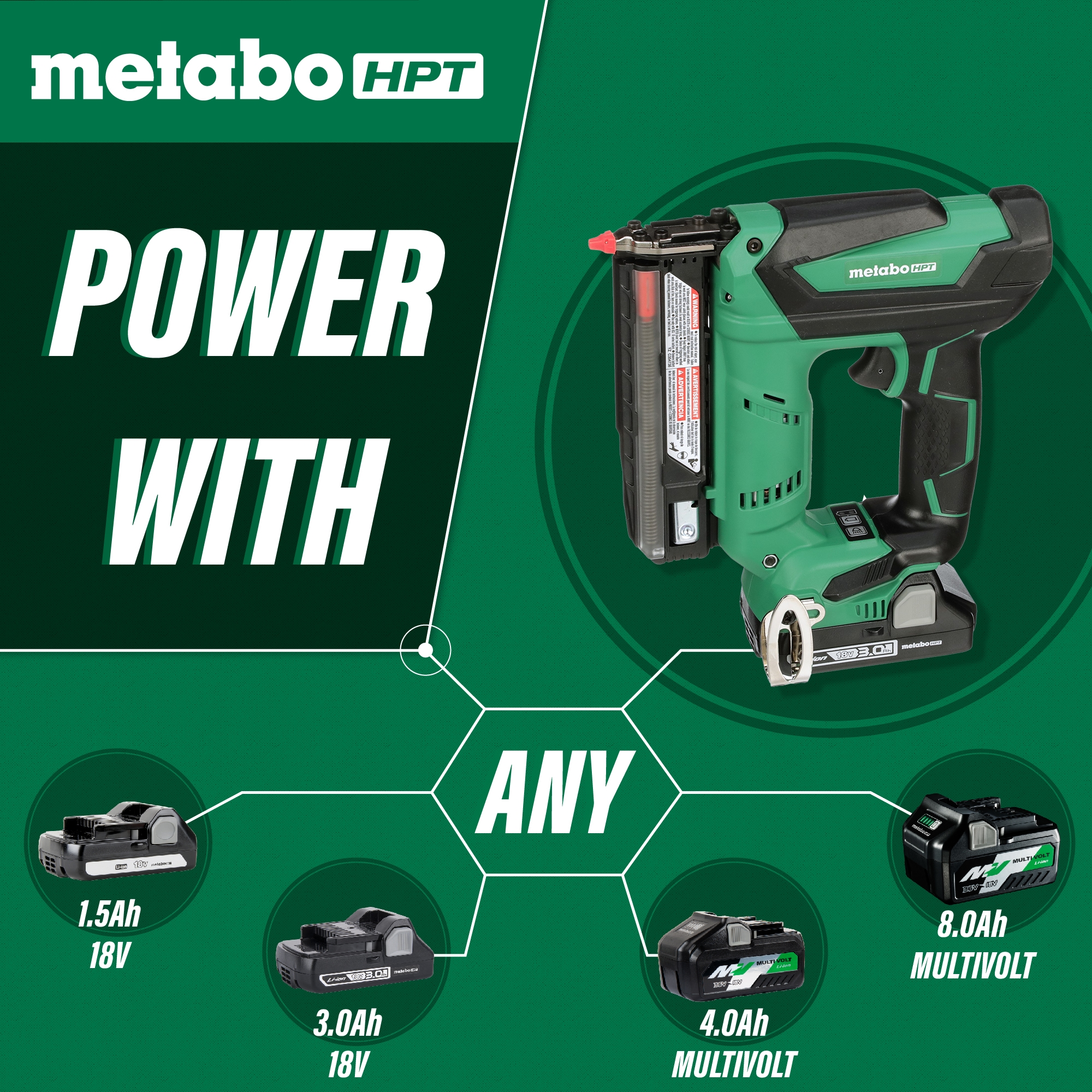 Metabo HPT 1.38 in 23 Gauge Cordless Pin Nailer in the Pin Nailers