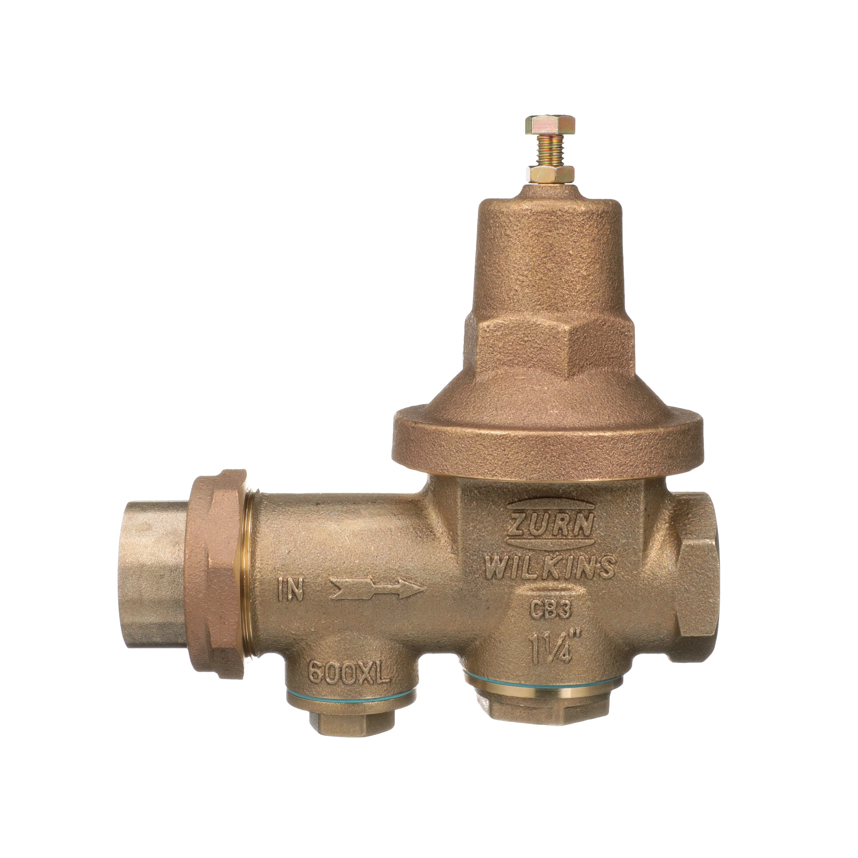 Zurn Wilkins 114-600XLHR 1-1/4-in FNPT Bronze Pressure Reducing Valve