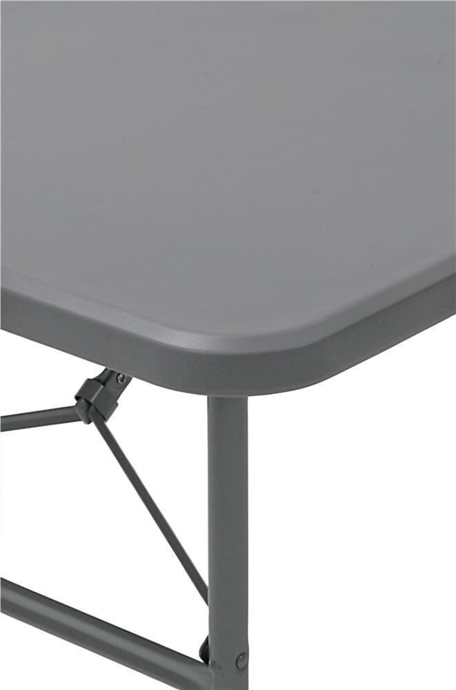 Cosco 2 Ft X 4 Ft Indoor Rectangle Resin Gray Folding Banquet Table 4   44038826 