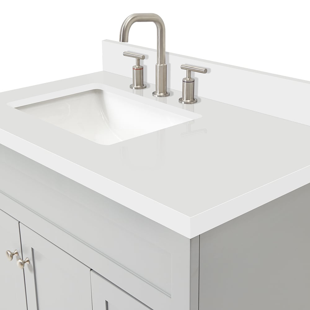 ARIEL F037SLWQRVOGRY Bath-Vanity-Combo - View #14