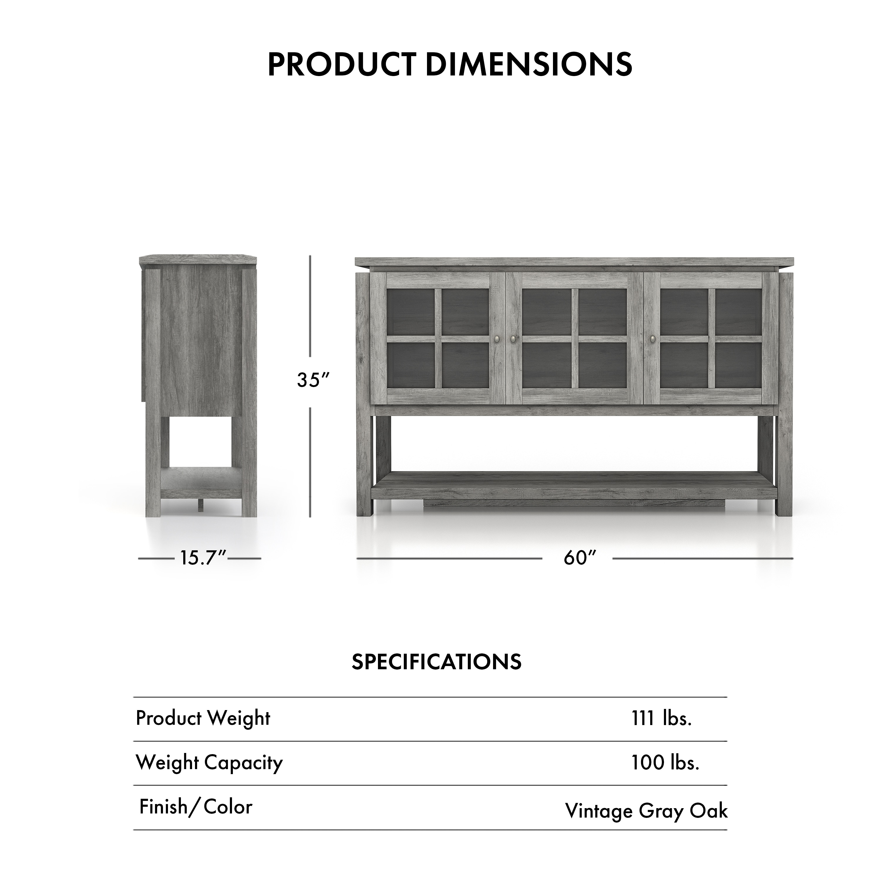 Furniture of America HFW-1477C35 Dining-Kitchen-Storarge - View #10