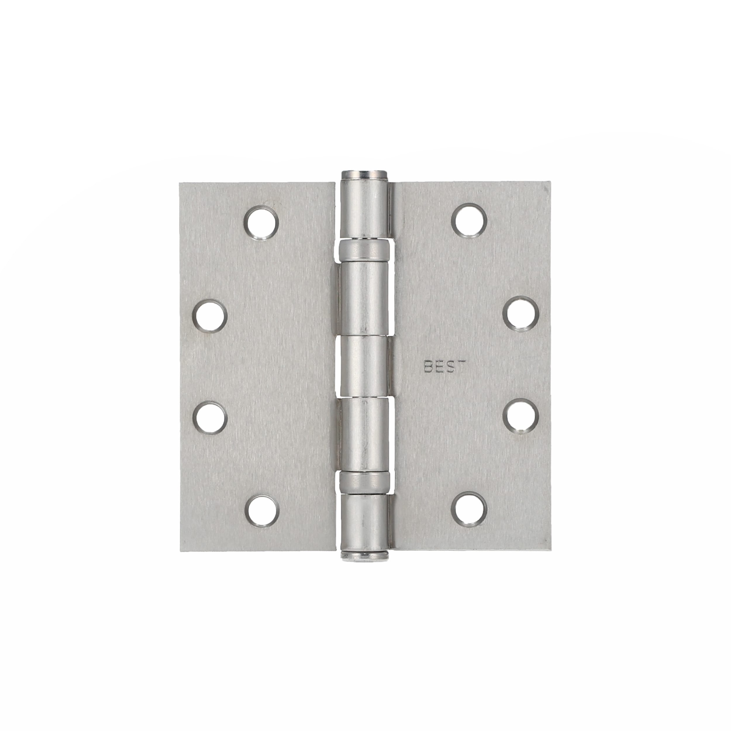 L.I.F Industries LOWBB26 4-1/2-in H Square Satin Chrome Flush Interior/Exterior Door Hinge 3 -Pack