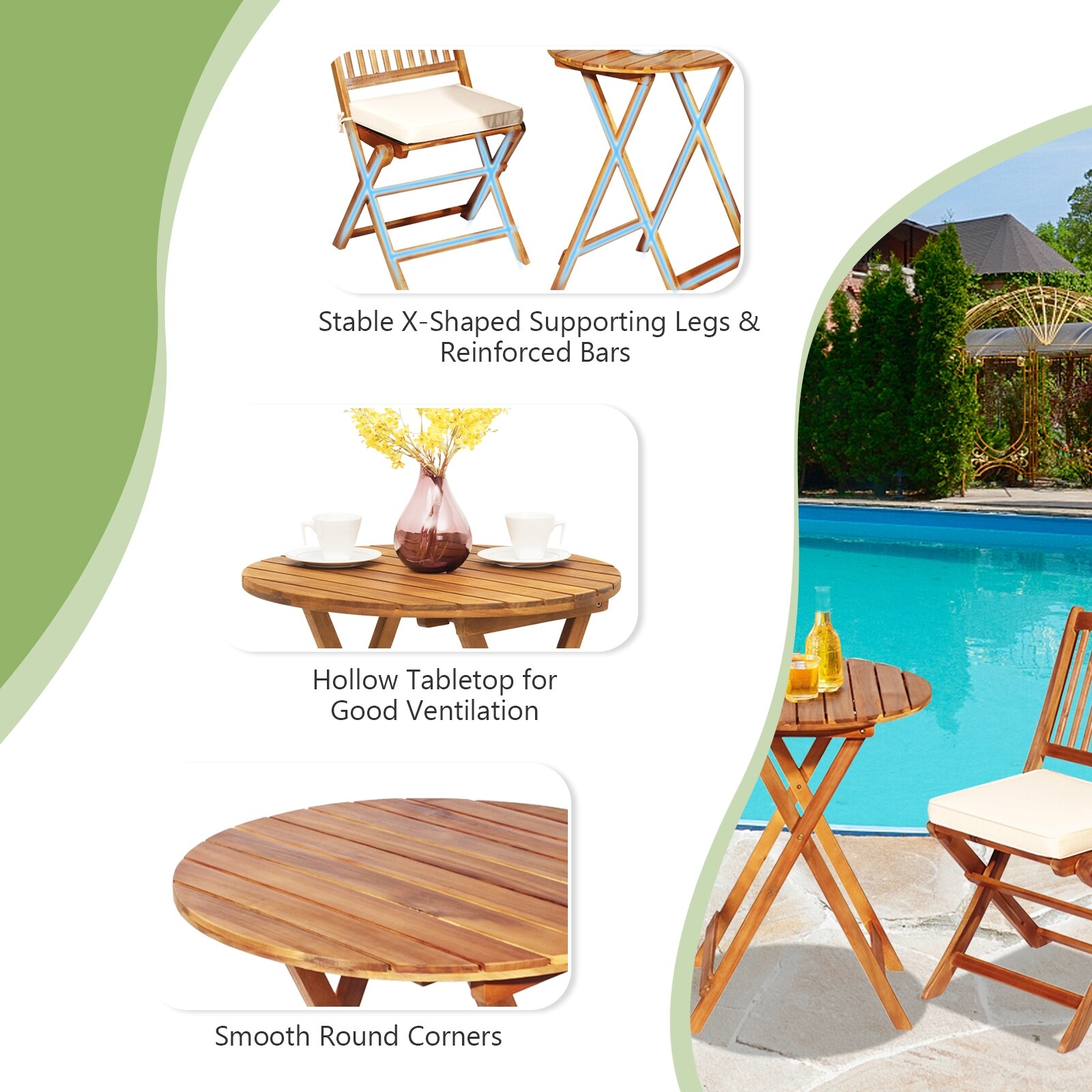 CASAINC WF-HW65875CR-LA Patio-Conversation-Sets - View #4