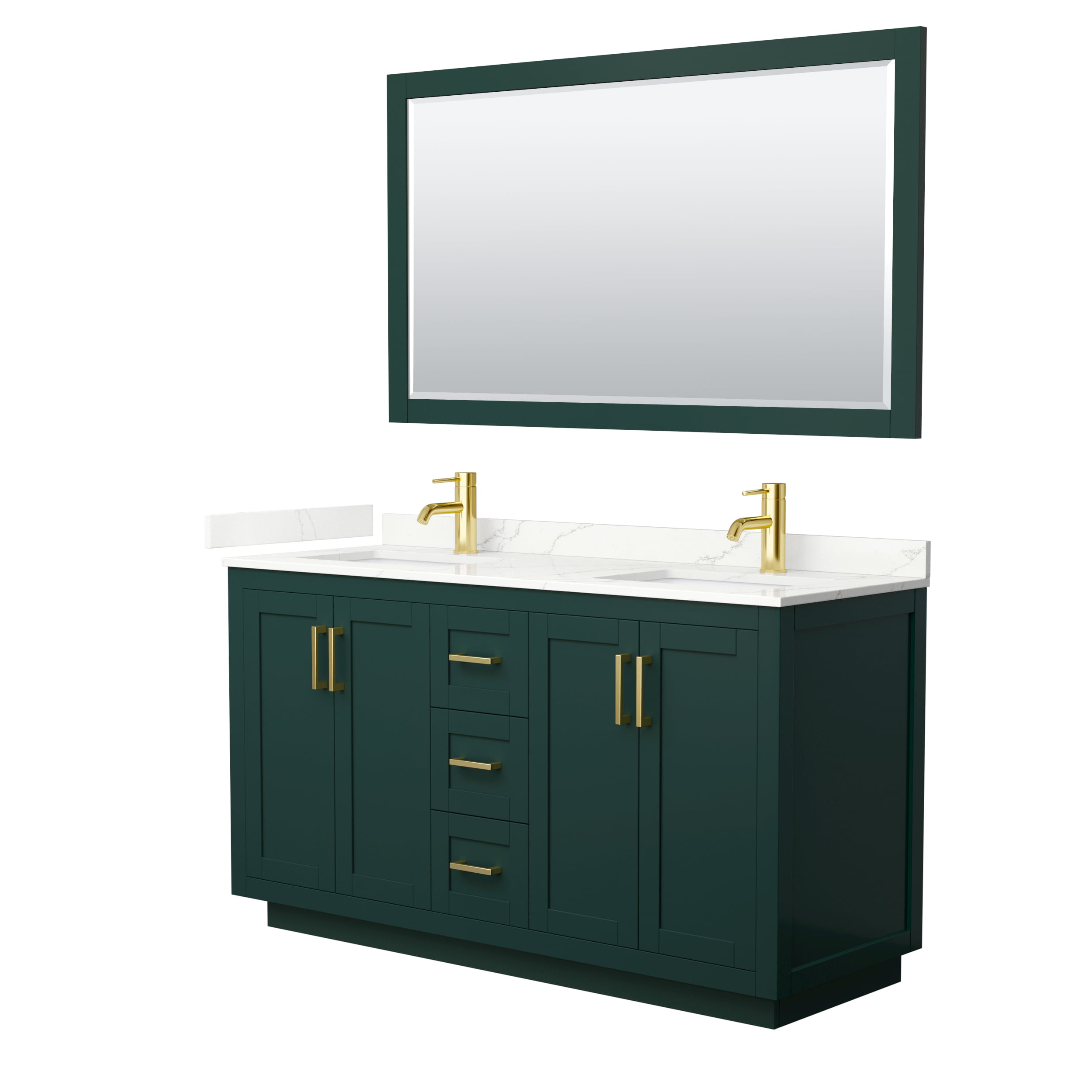 Wyndham Collection WCF292960DGDGTUNSM58 Bath-Vanity-Combo - View #2